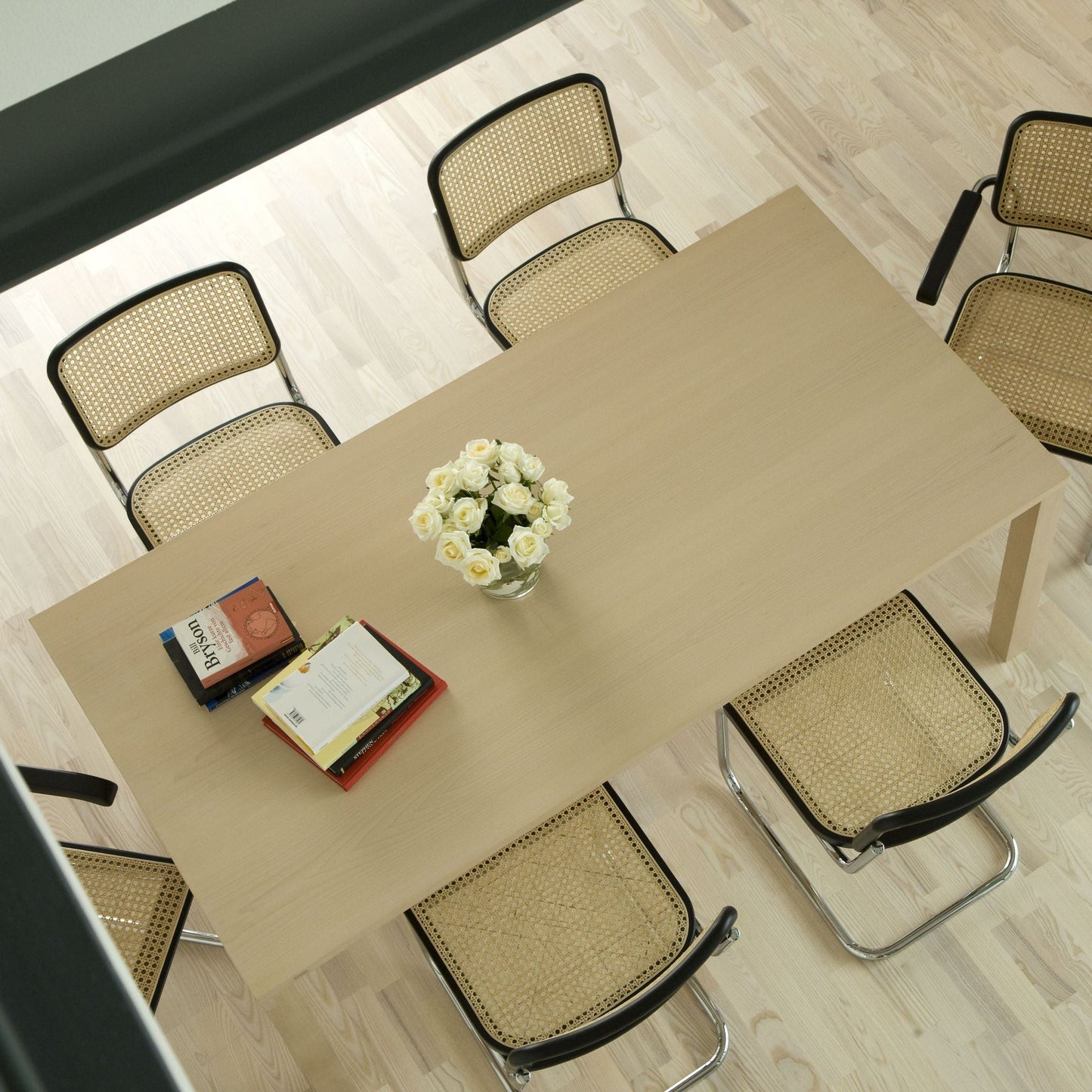 Thonet S 32 V Freischwinger Stuhl Sitz & Rücken Rohrgeflecht