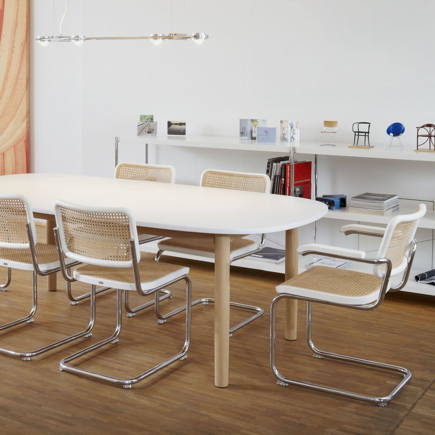 Thonet S 32 V Freischwinger Stuhl Sitz & Rücken Rohrgeflecht