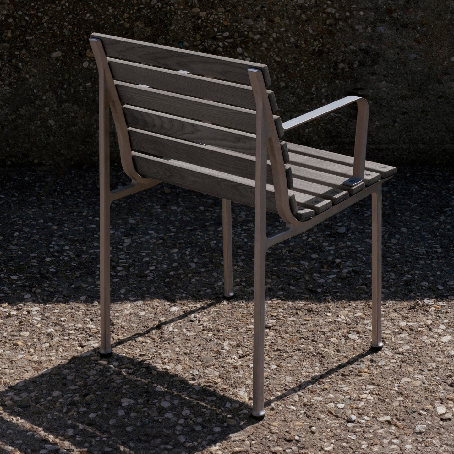 HAY Traverse Armchair Outdoor Armlenenstuhl Esche geölt / Aluminium