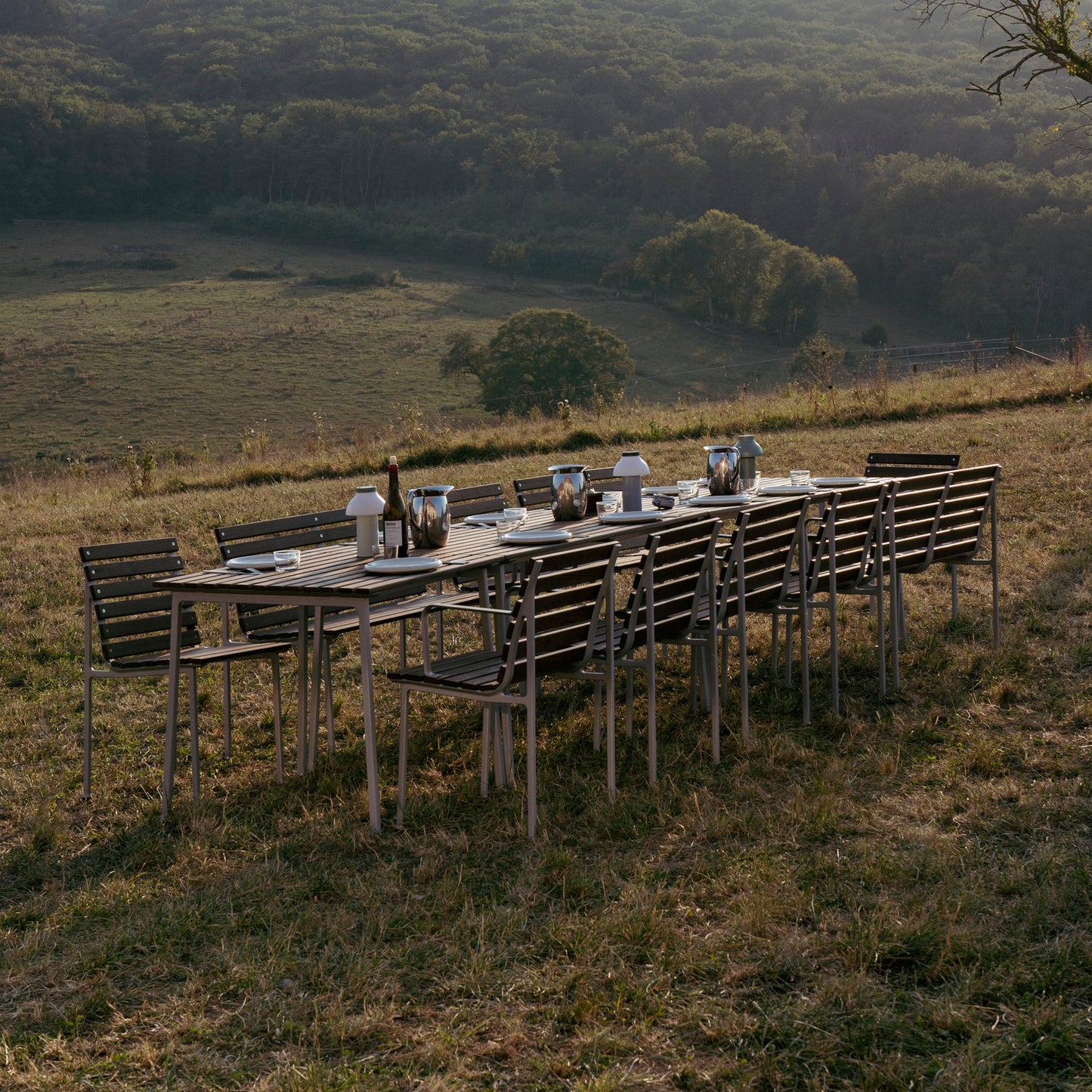 HAY Traverse Chair Outdoor Stuhl Esche geölt / Aluminium