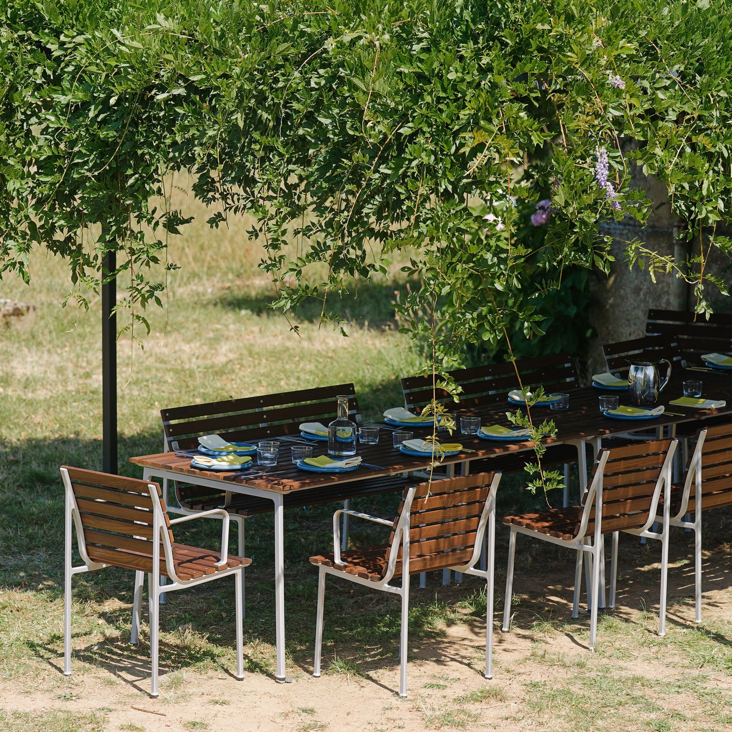 HAY Traverse Chair Outdoor Stuhl Esche geölt / Aluminium