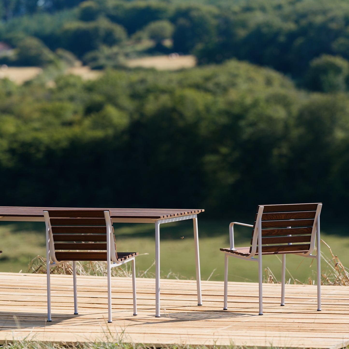 HAY Traverse Chair Outdoor Stuhl Esche geölt / Aluminium