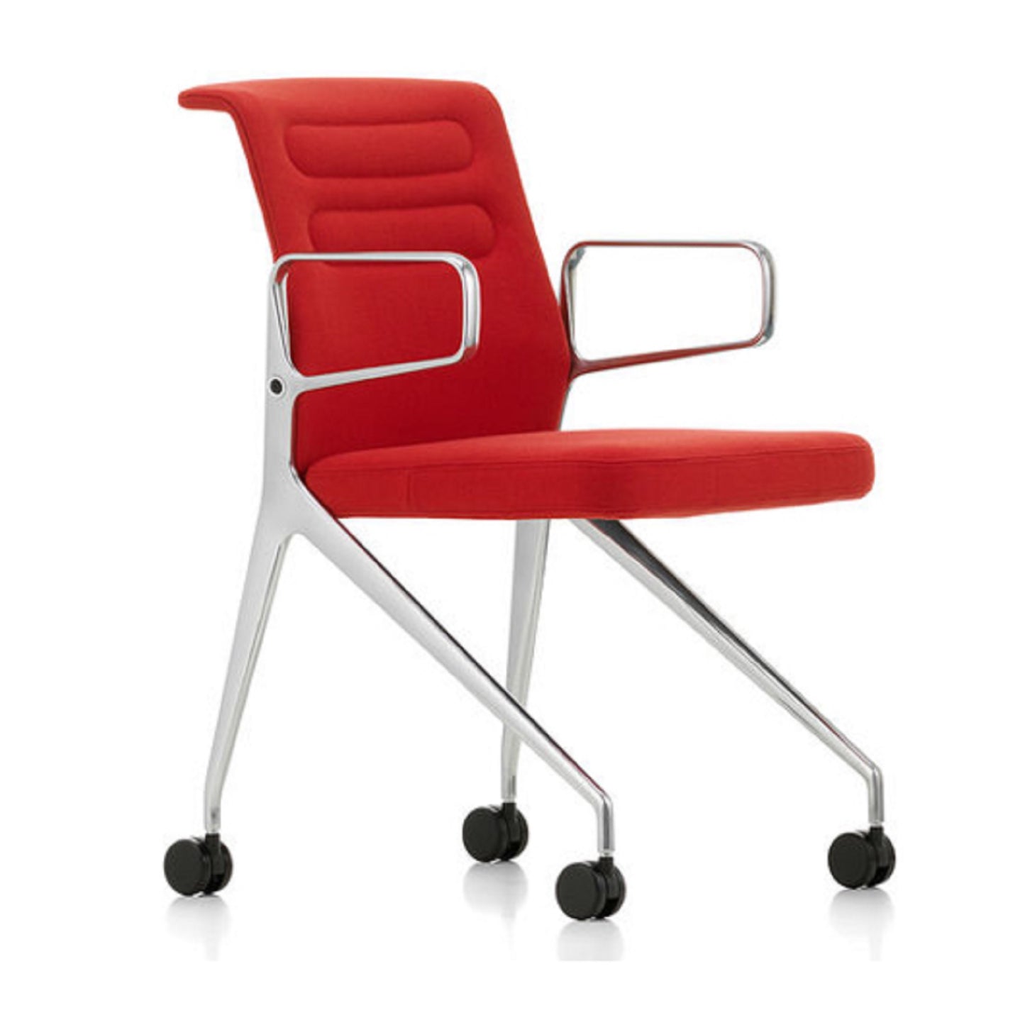 Vitra Besucherstuhl AC5 Swift Vierbein auf Rollen