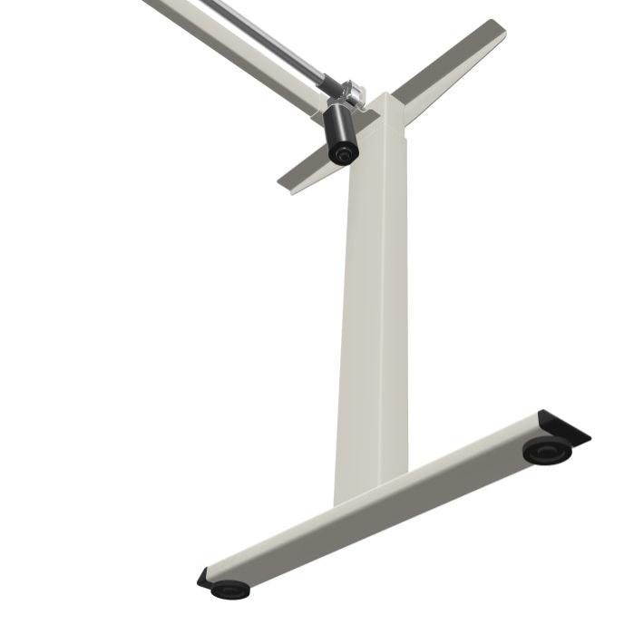 Nowy Styl eComo Schreibtischgestell elektrisch höhenverstellbar weiß