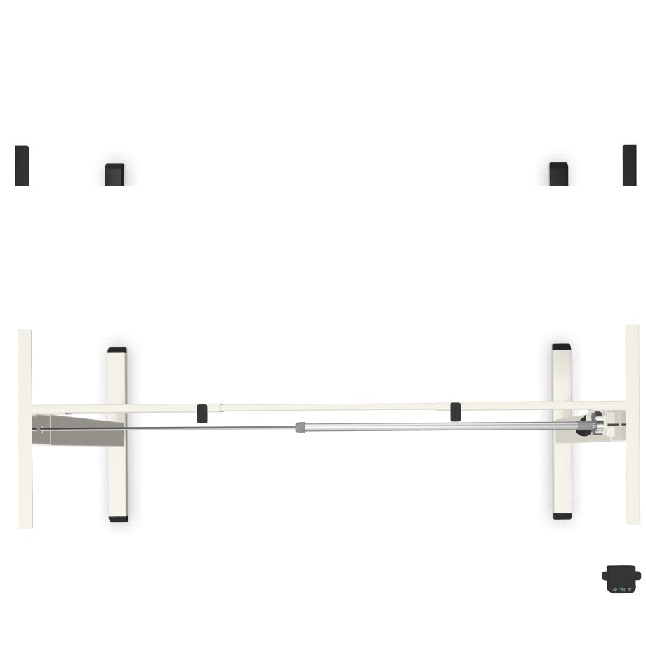 Nowy Styl eComo Schreibtischgestell elektrisch höhenverstellbar weiß