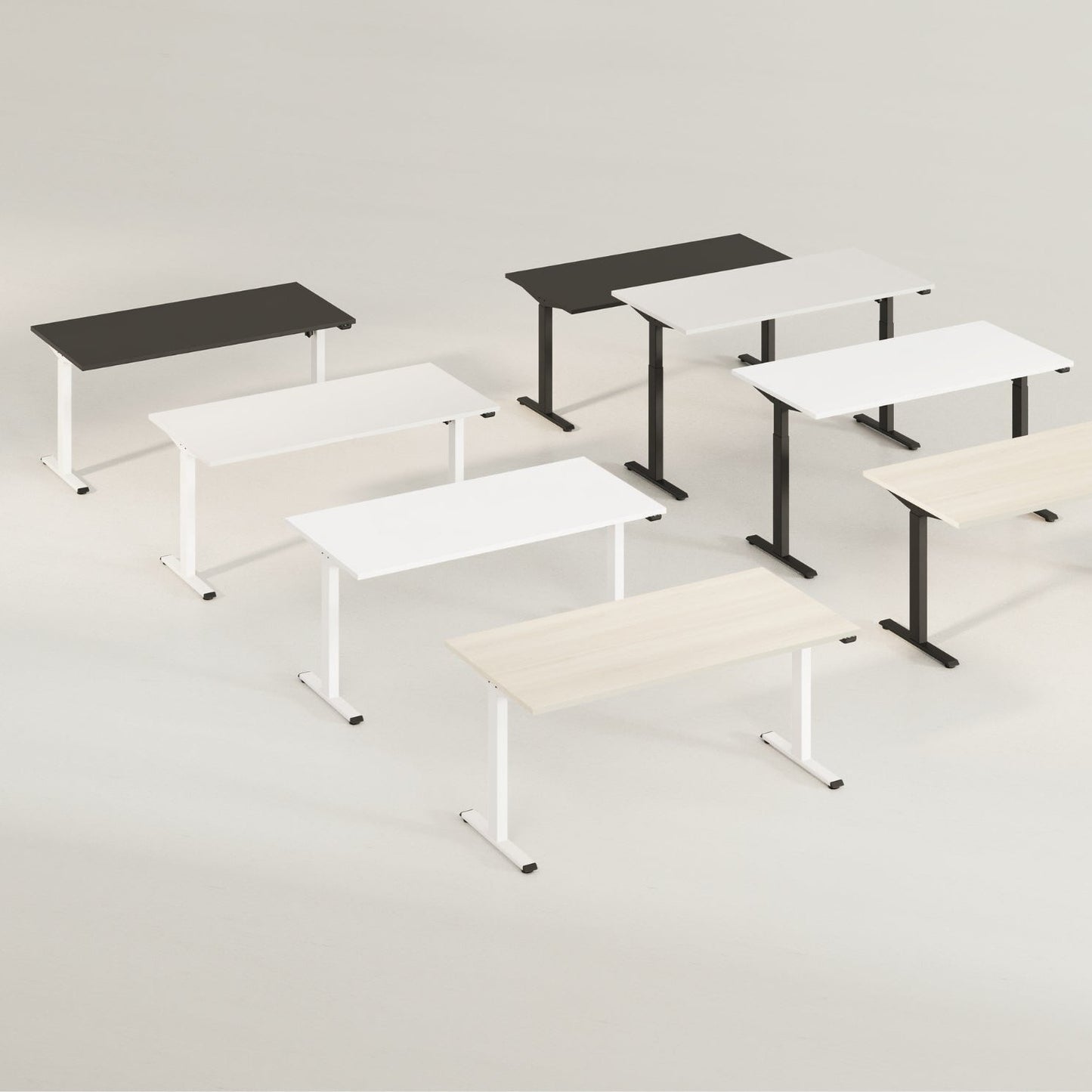 Nowy Styl eComo Schreibtischgestell elektrisch höhenverstellbar schwarz