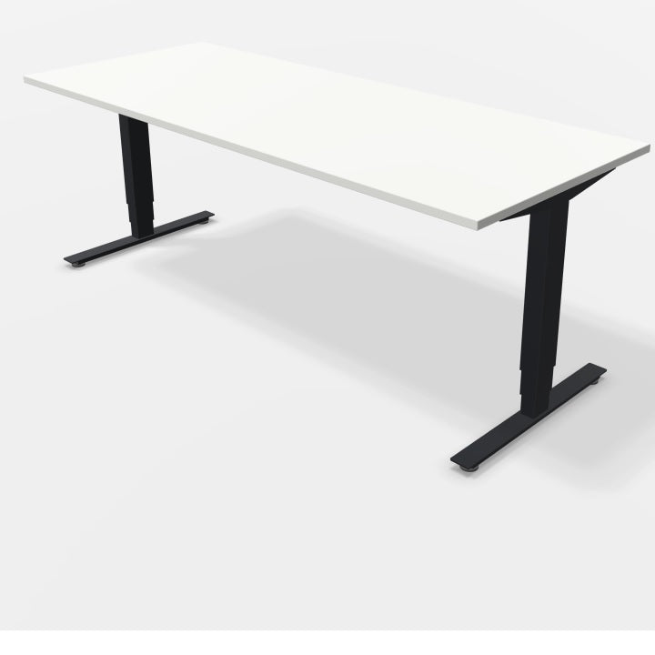 fm Steh-Sitztisch Move 2.0 Rechteckform 2000 x 800 mm (BxT)