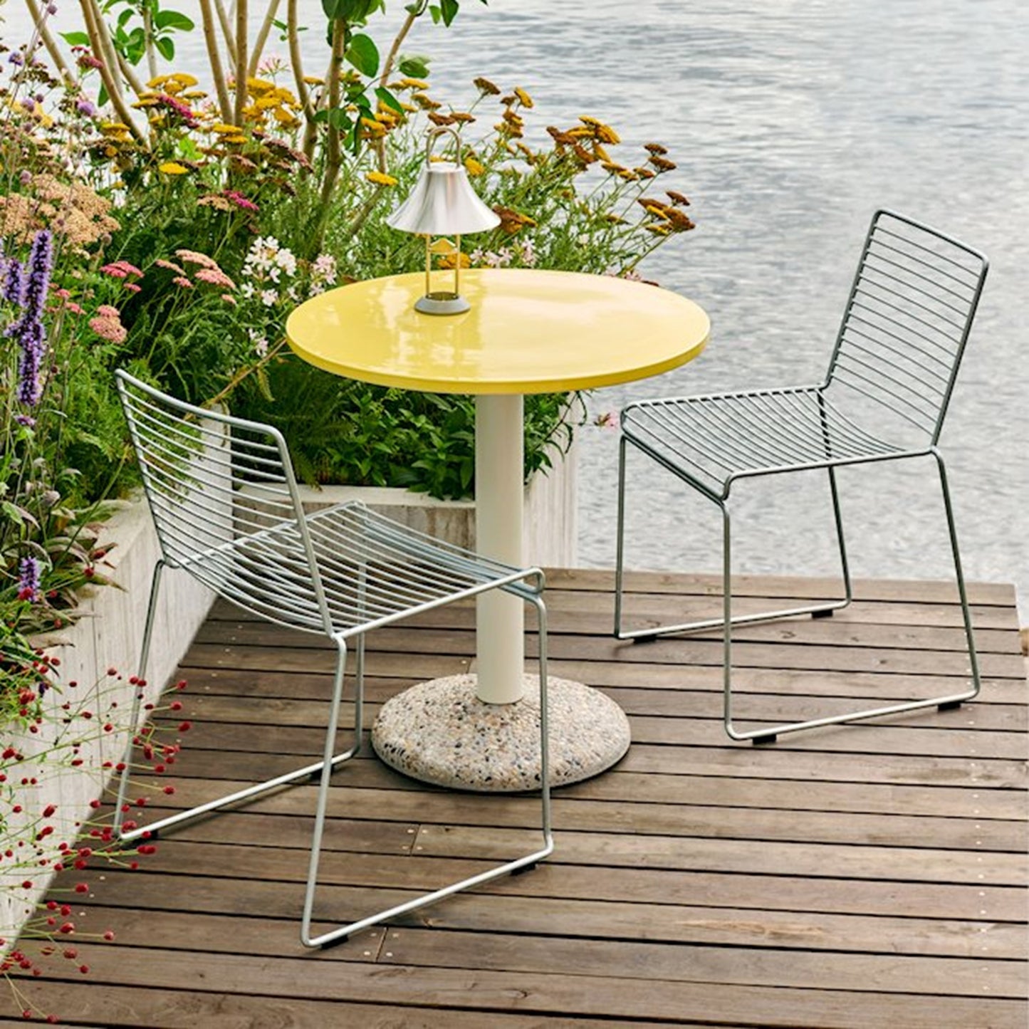 Hay Hee Dining Chair Stuhl Stahl In- & Outdoor 2er Set stapelbar