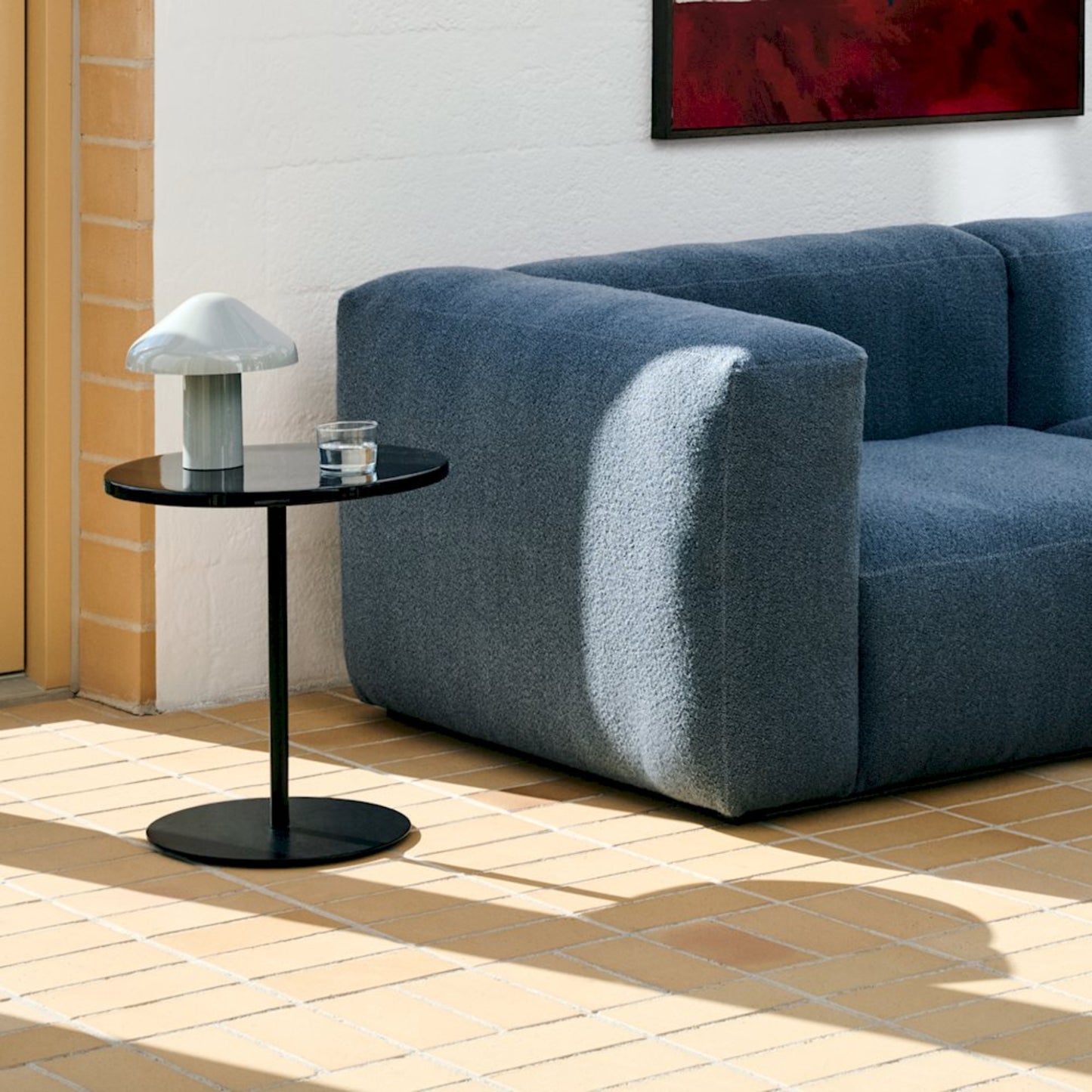 Hay Pyro Coffee Table Beistelltisch Platte Porzellan Fuß Stahl In- & Outdoor