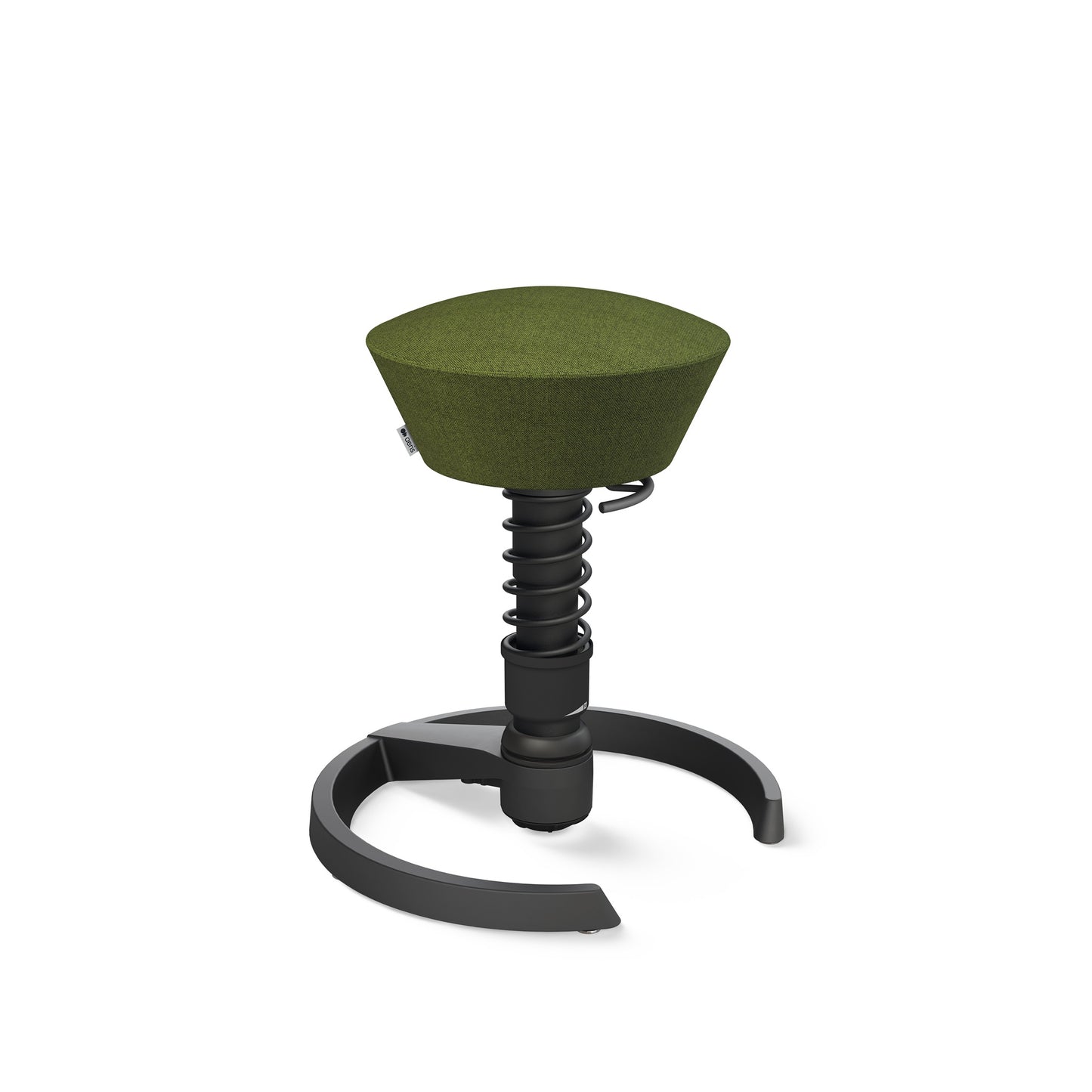 Aeris Swopper 3D Hocker Standard-Feder Gestell schwarz Bezug Wolle Capture