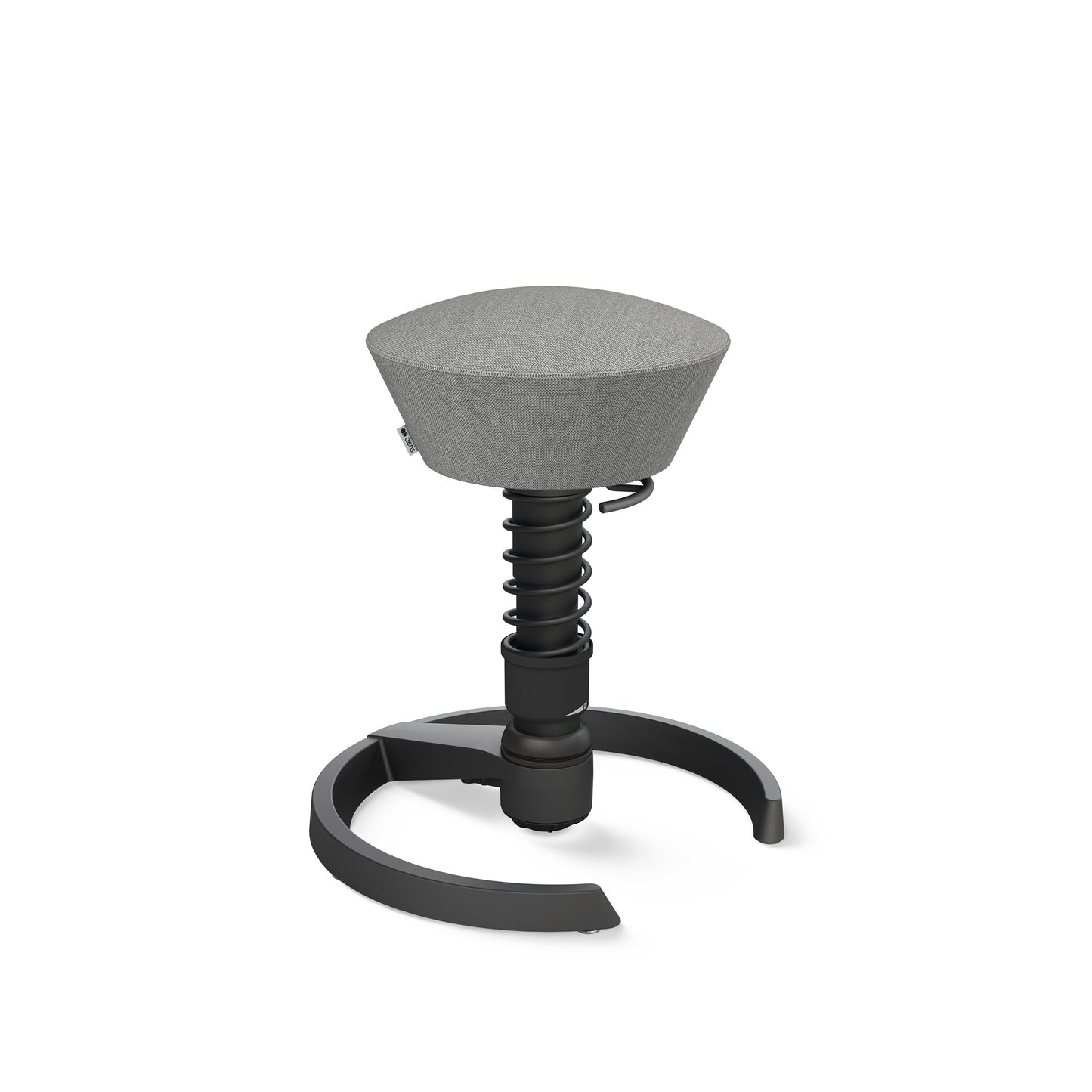 Aeris Swopper 3D Hocker Standard-Feder Gestell schwarz Bezug Wolle Capture
