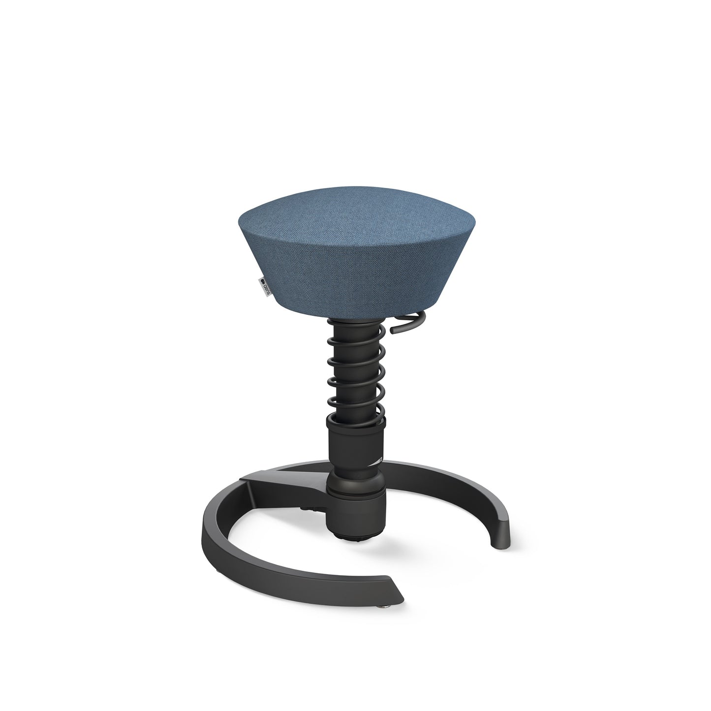 Aeris Swopper 3D Hocker Standard-Feder Gestell schwarz Bezug Wolle Capture