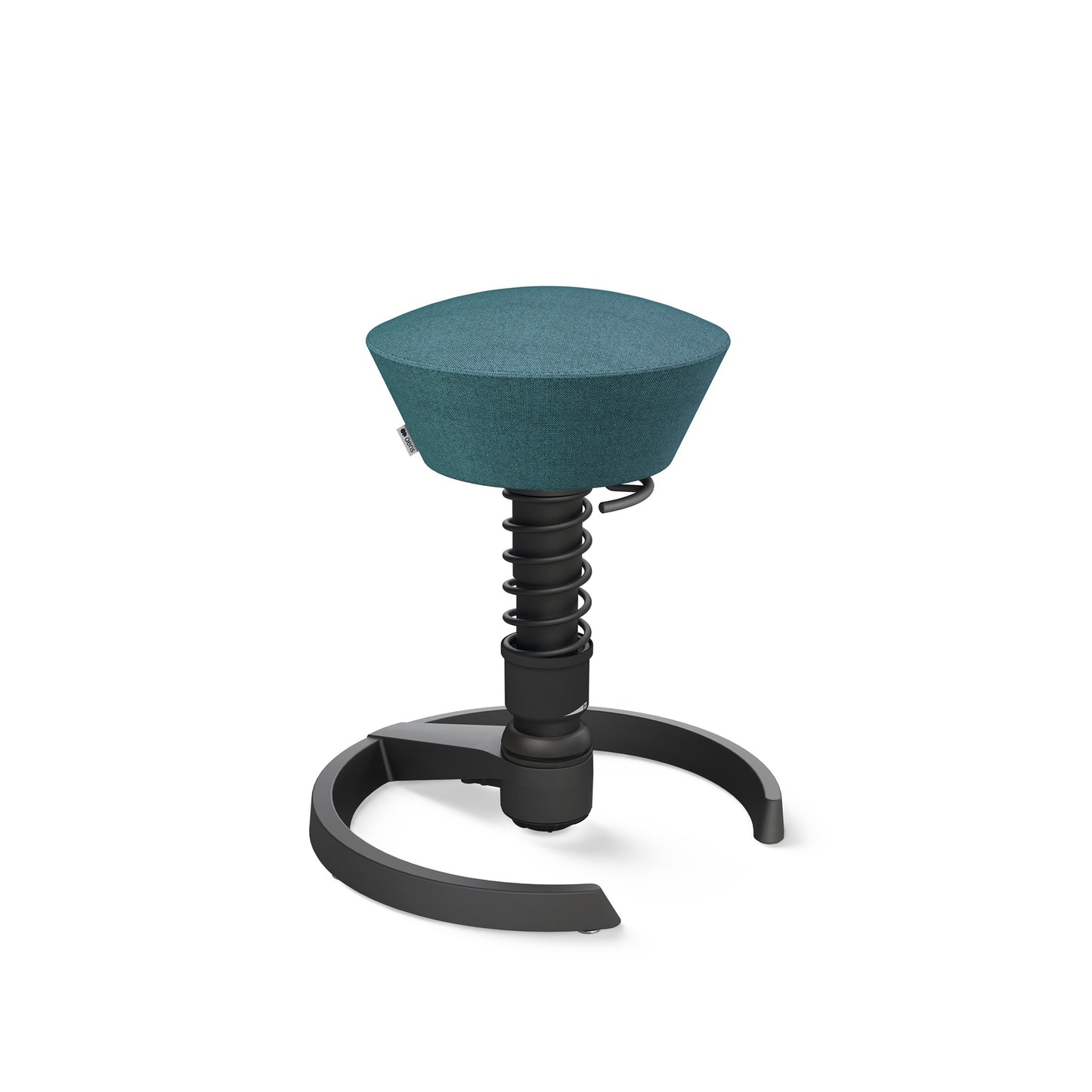 Aeris Swopper 3D Hocker Standard-Feder Gestell schwarz Bezug Wolle Capture