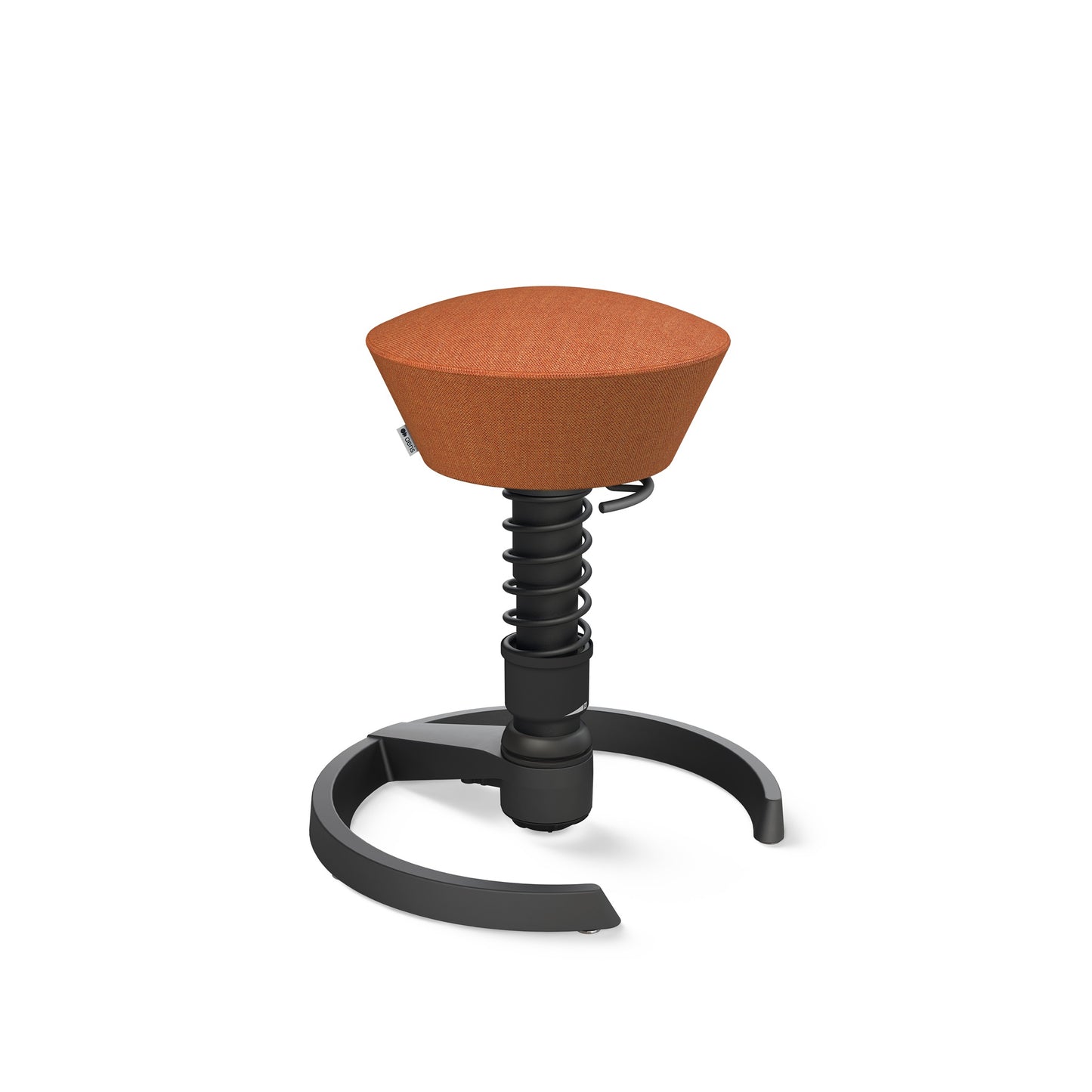 Aeris Swopper 3D Hocker Standard-Feder Gestell schwarz Bezug Wolle Capture