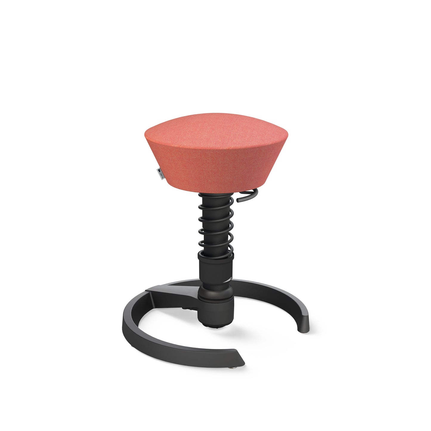 Aeris Swopper 3D Hocker Standard-Feder Gestell schwarz Bezug Wolle Capture