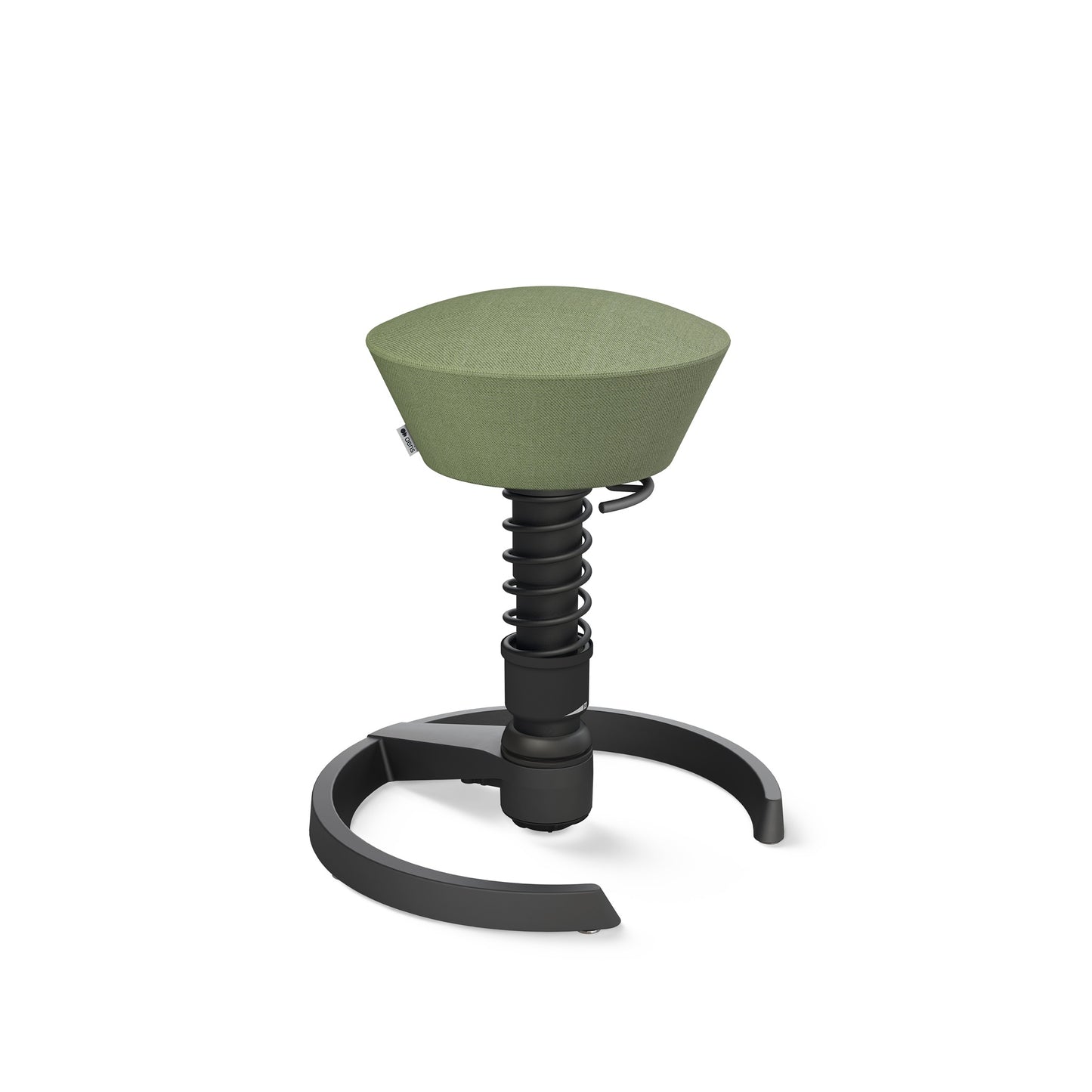 Aeris Swopper 3D Hocker Standard-Feder Gestell schwarz Bezug Wolle Capture