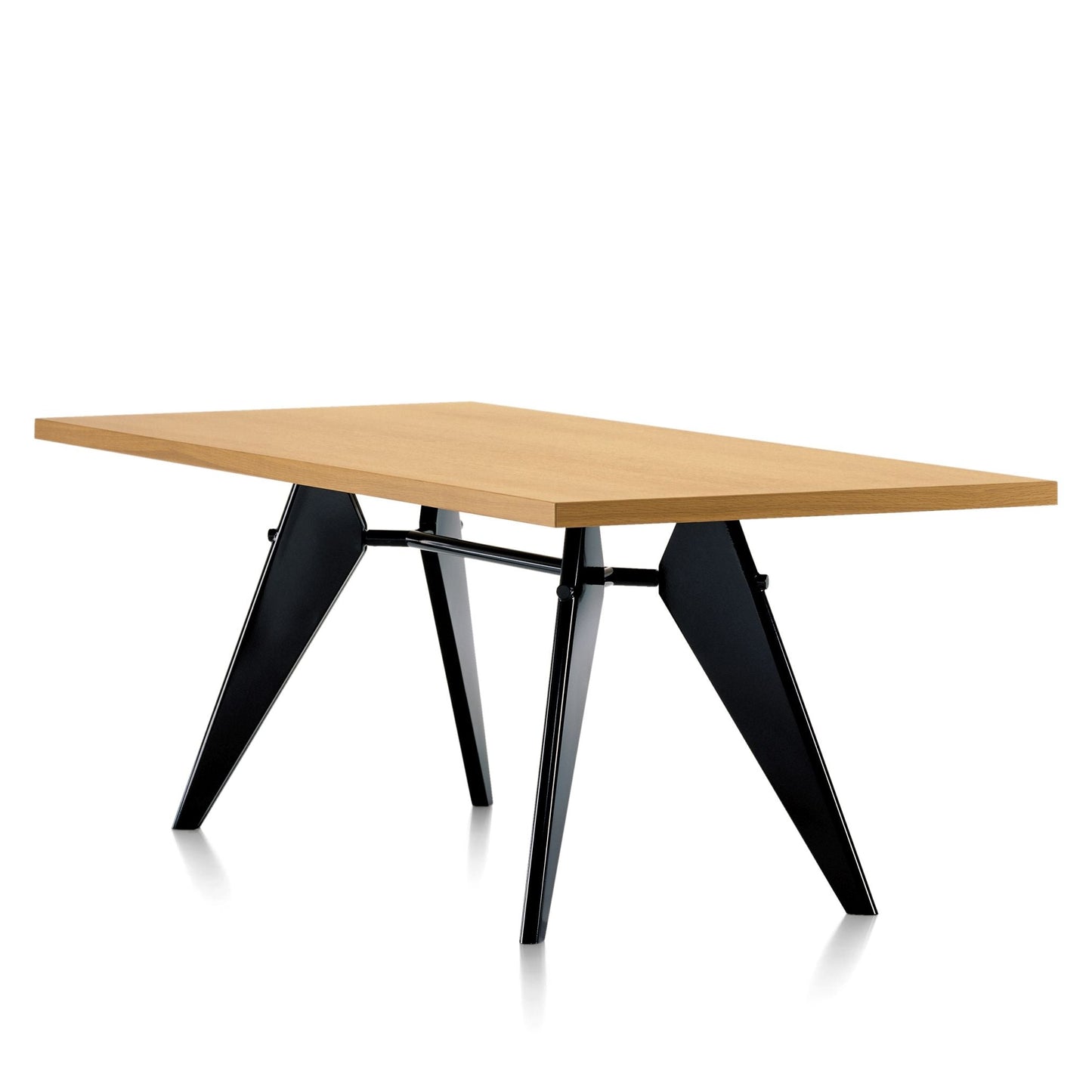 Vitra EM Table Besprechungstisch / Esstisch Holz und Metall