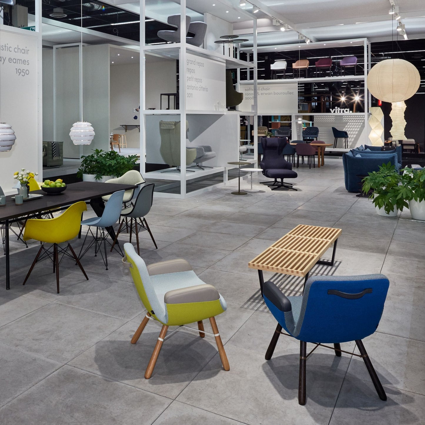 Vitra Nelson Bench Sitzbank Esche Natur/Schwarz