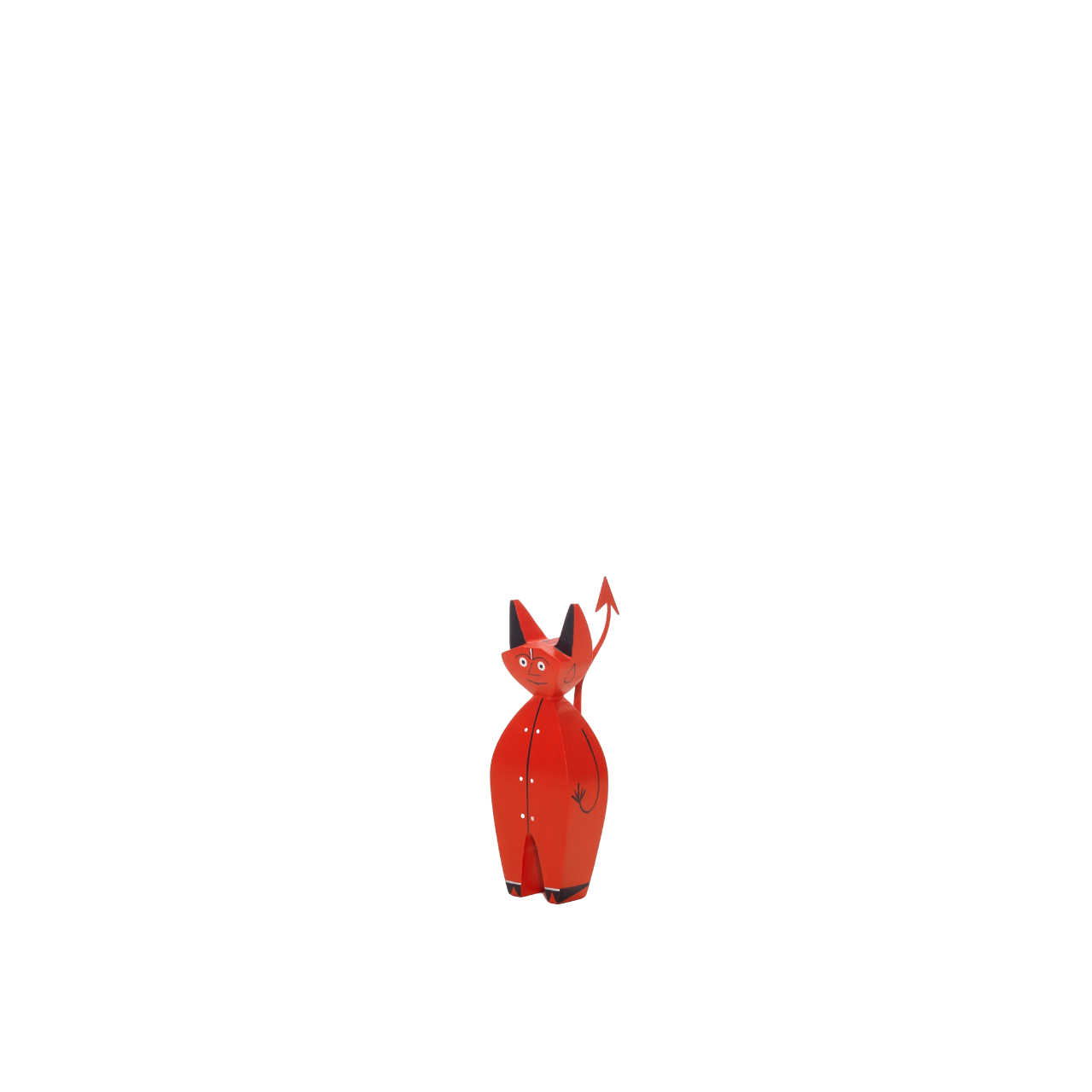 Vitra Wooden Dolls Little Devil exklusive limitierte Holzfigur bunt bemalt