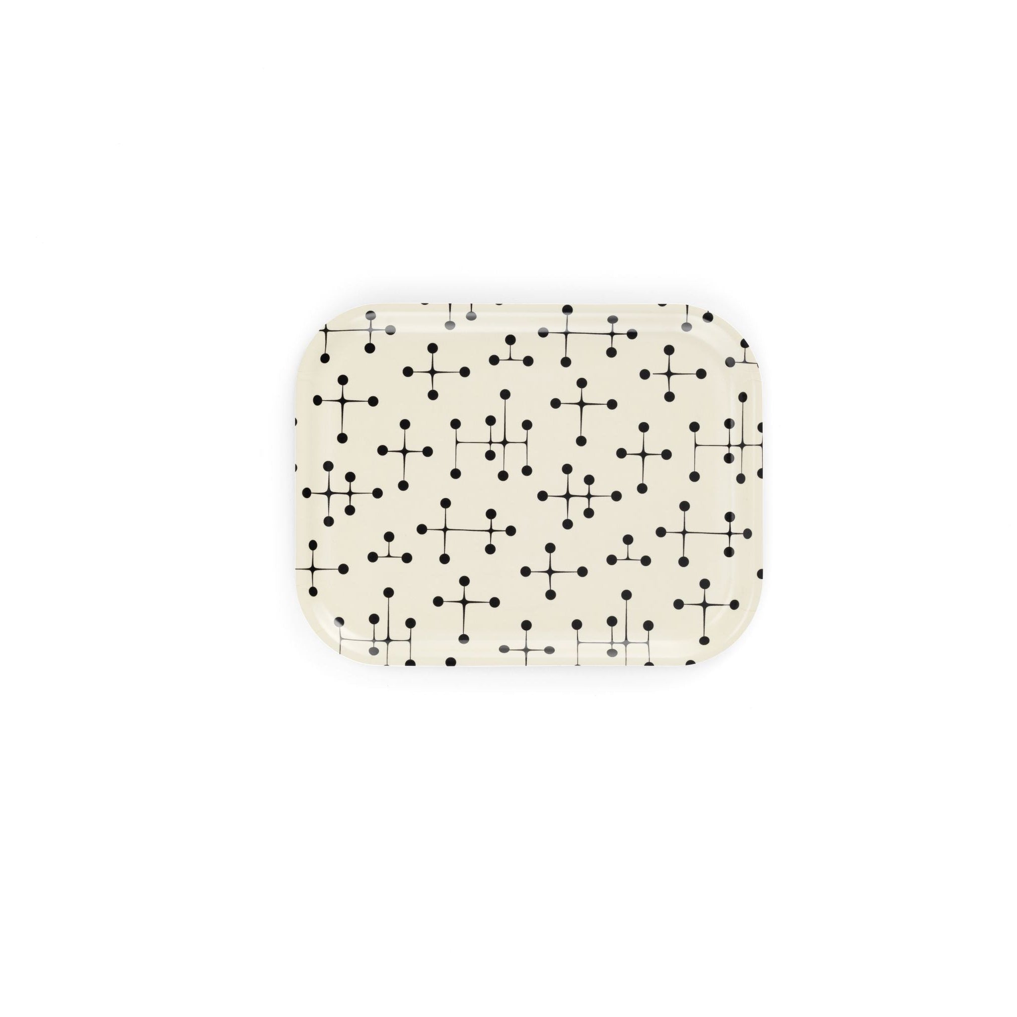 Vitra Classic Tray medium Serviertablett mittel Schichtholz Eames Dot Pattern