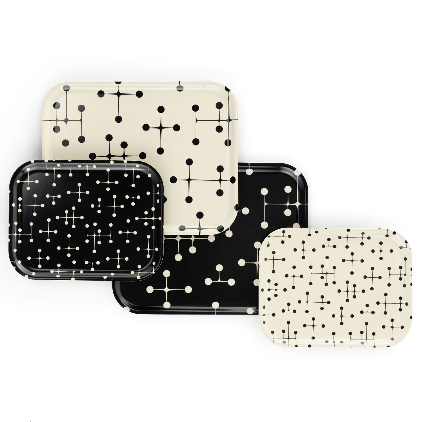 Vitra Classic Tray large Serviertablett groß Schichtholz Eames Dot Pattern