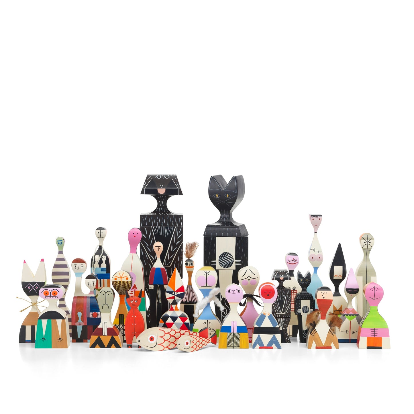 Vitra Wooden Dolls No. 6 exklusive limitierte Holzfigur bunt bemalt