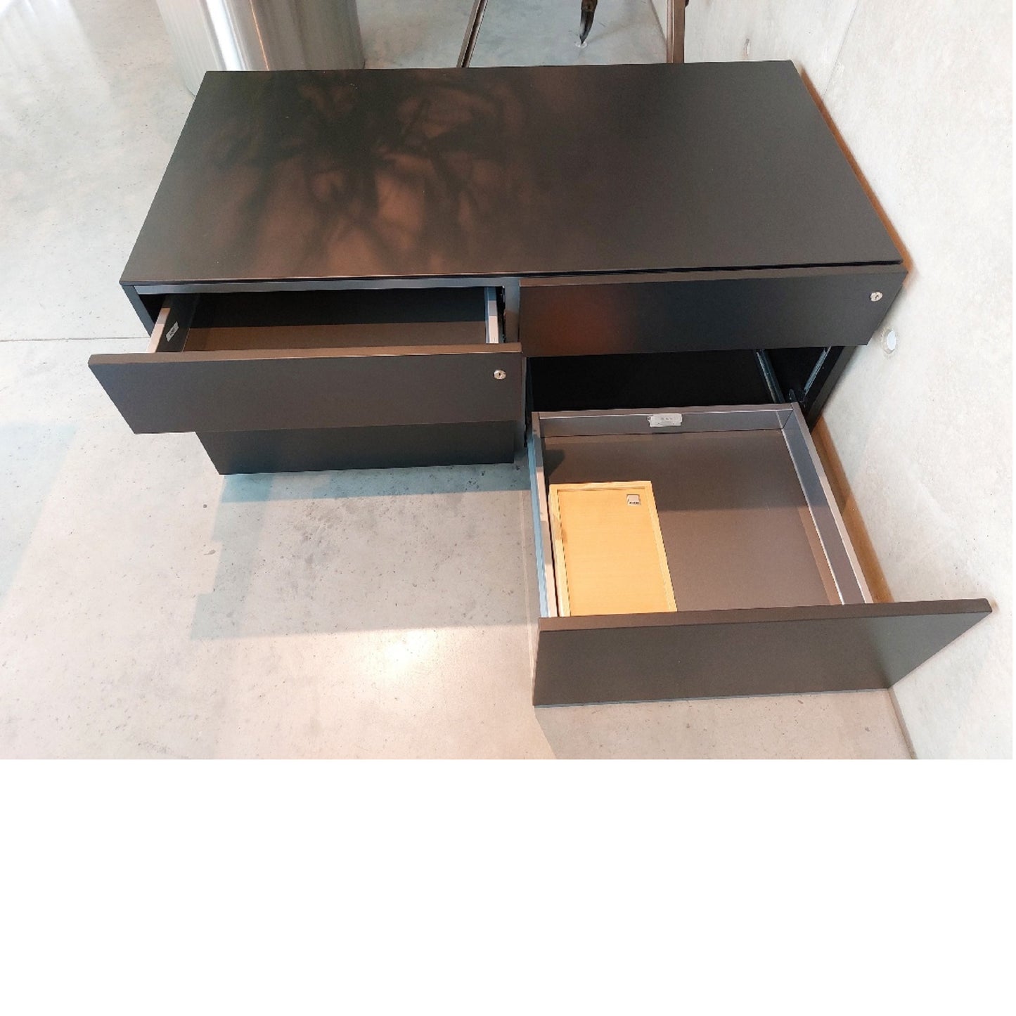 RENZ Upsite Container mit 4 Schubladen + 1 Schublade für Drucker oder Hängeregister