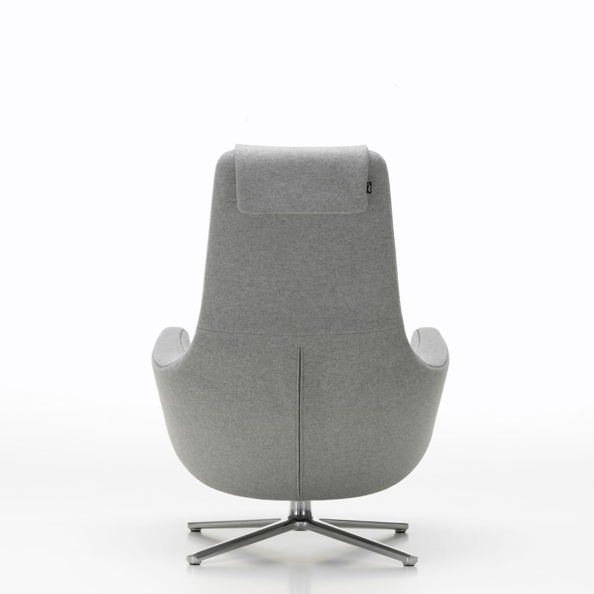 Vitra Repos Loungesessel drehbar mit Ottoman hoher Sessel & Hocker