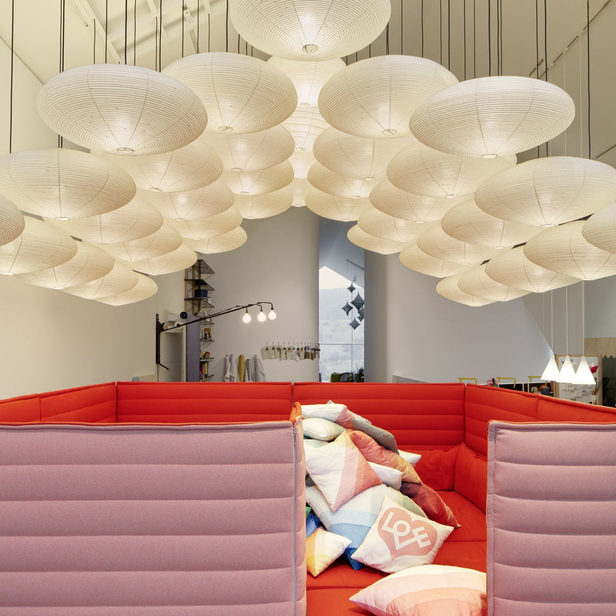 Vitra Akari Light Sculptures Pendant Lights Pendelleuchten Papier Noguchi