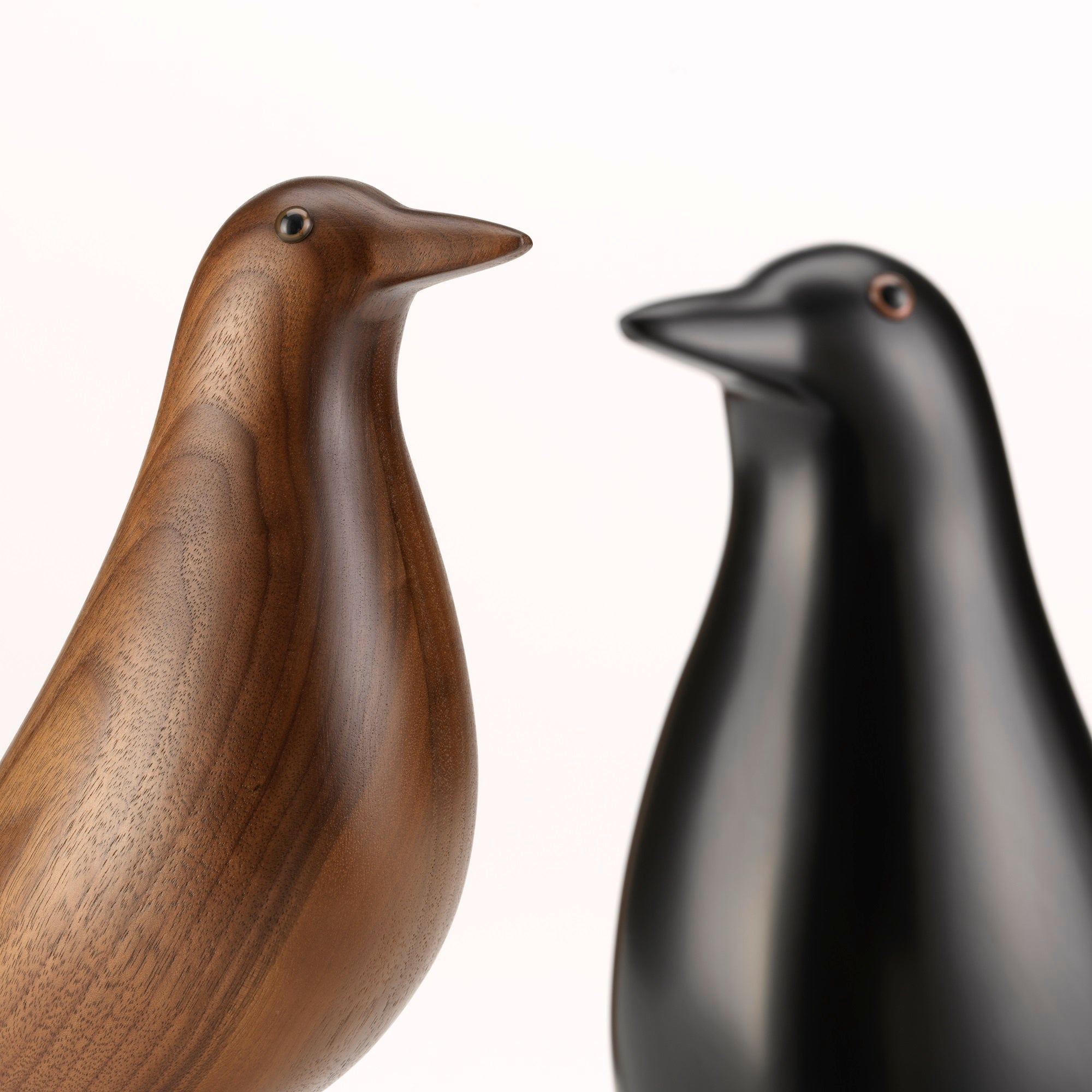 Vitra Eames House Bird Dekofigur Designobjekt Erlenholz schwarz