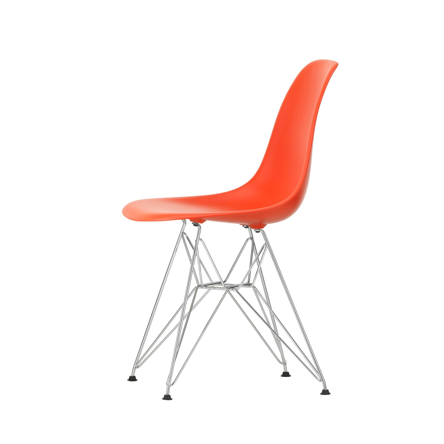 Vitra Eames Plastic Side Chair DSR RE Kunststoff Stuhl Gestell weiß - Farbe wählbar