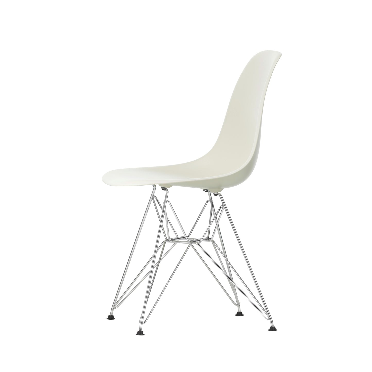 Vitra Eames Plastic Side Chair DSR RE Kunststoff Stuhl Gestell verchromt - Farbe wählbar