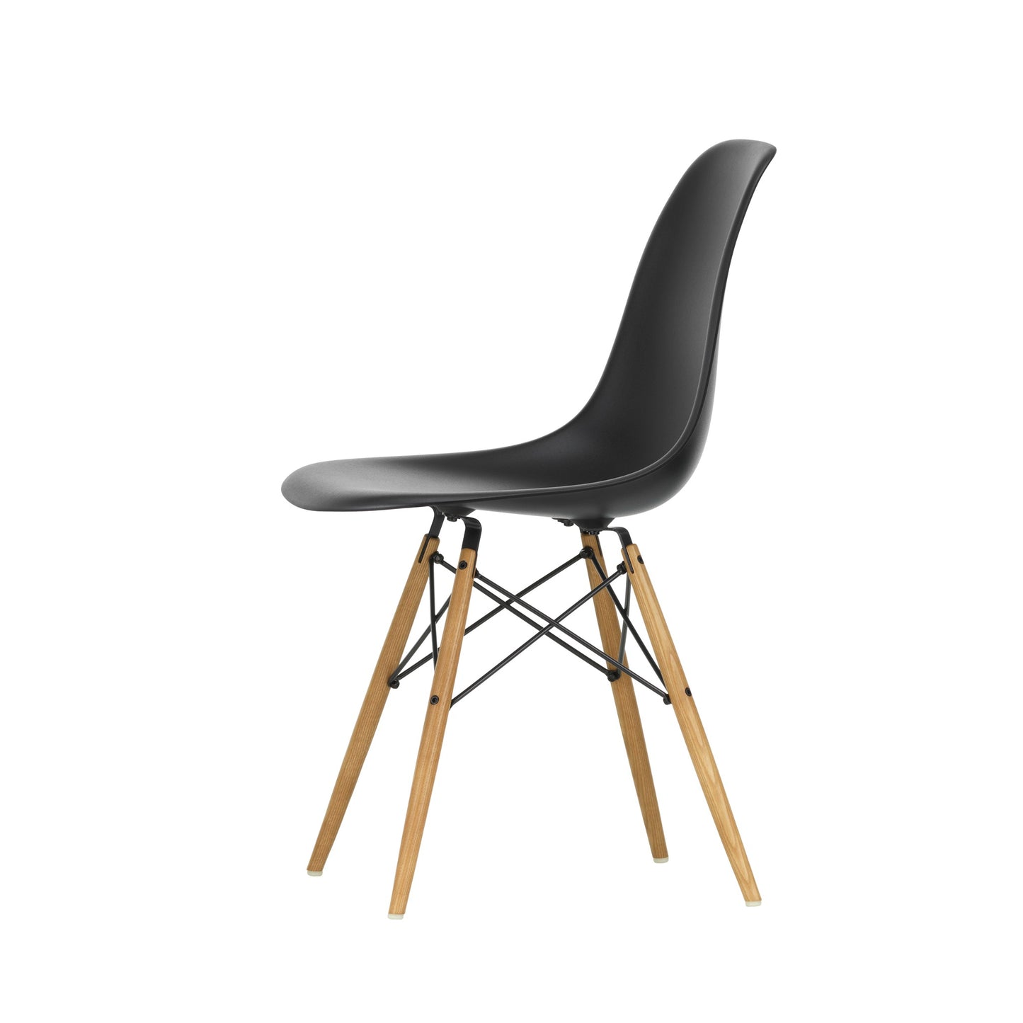 Vitra Eames Plastic Side Chair DSW RE Esche honigfarben Kunststoff recycelt