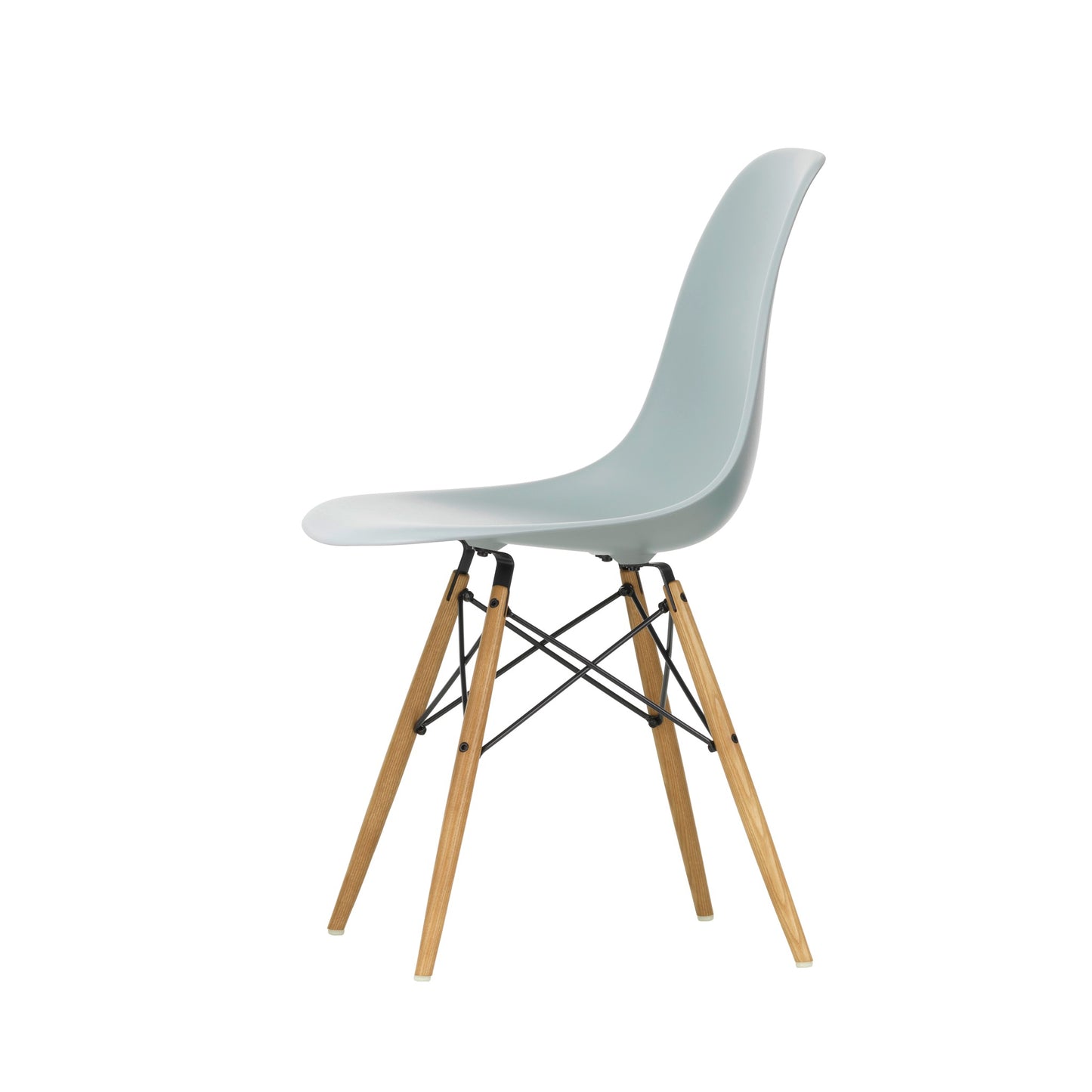 Vitra Eames Plastic Side Chair DSW RE Esche honigfarben Kunststoff recycelt