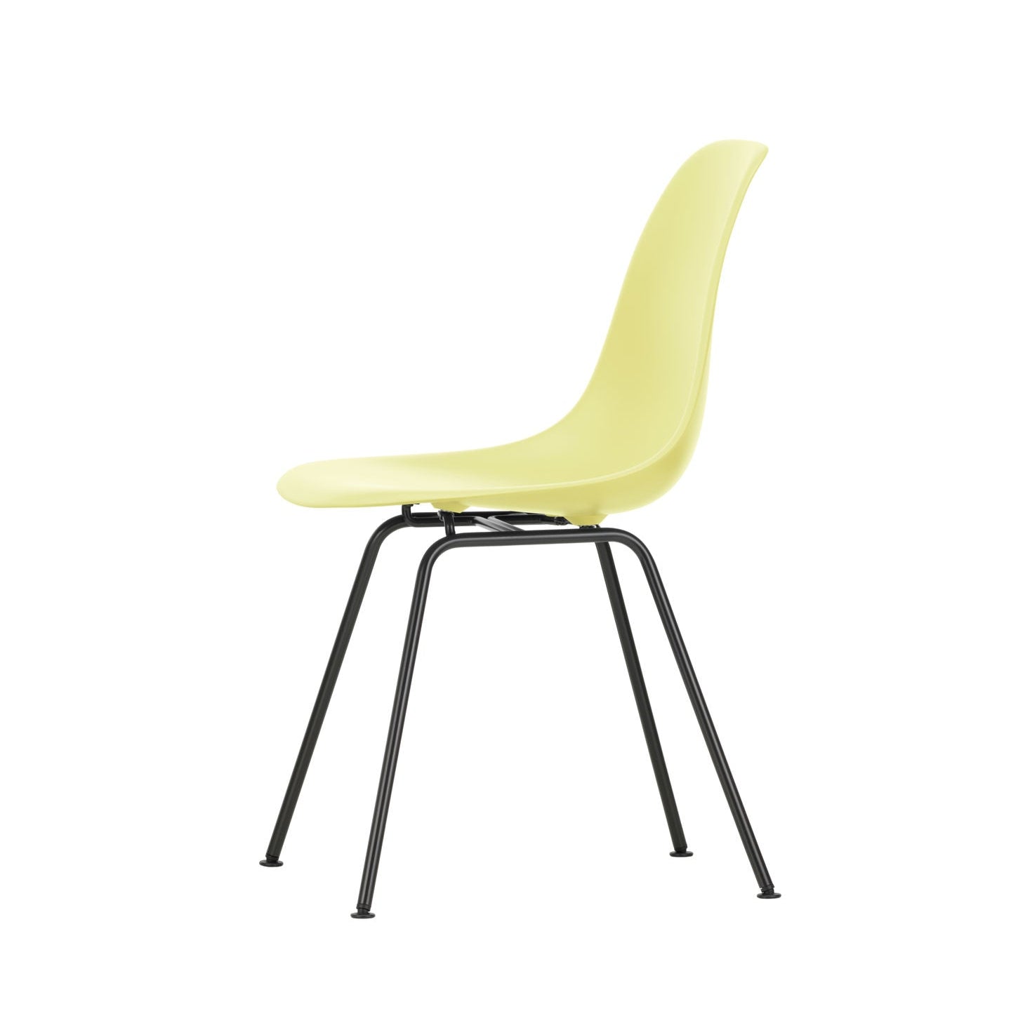 Vitra Eames Plastic Side Chair DSX RE Stuhl Kunststoff 4-Fuß pulverbeschichtet
