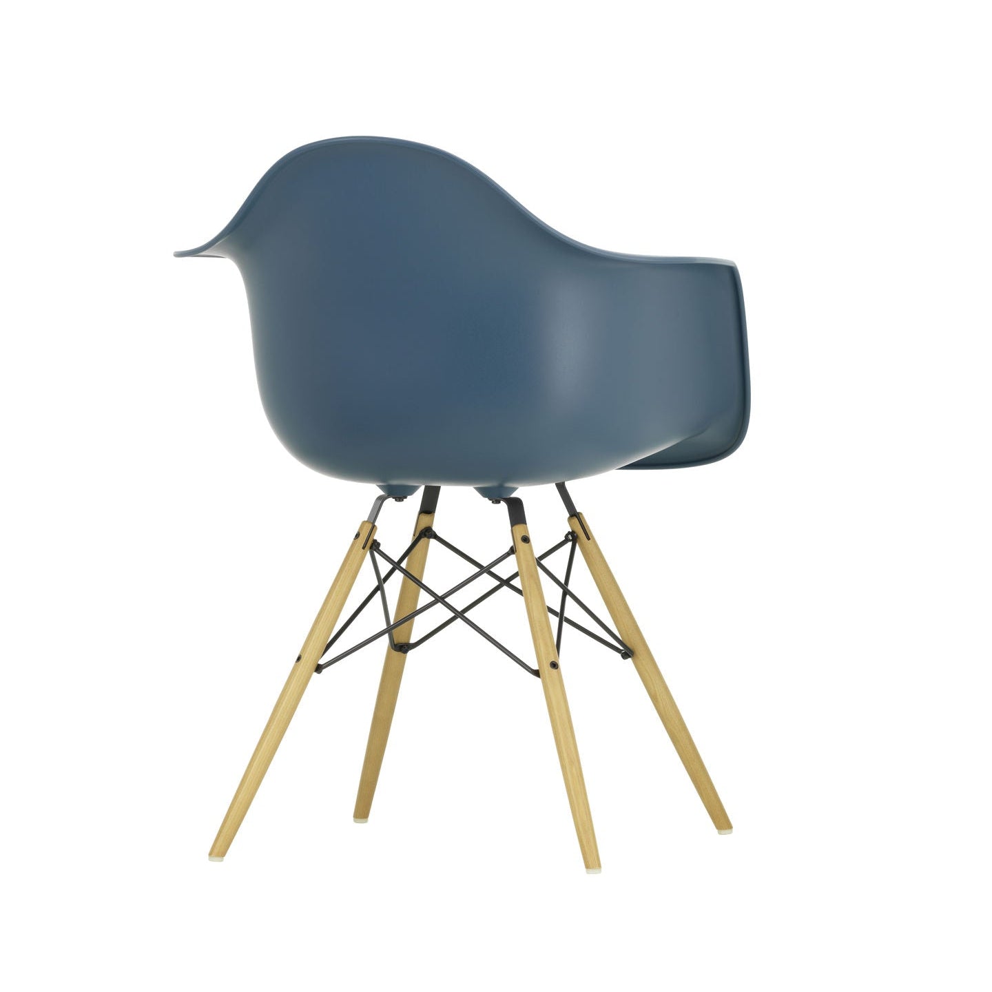 Vitra Eames Plastic Armchair DAW RE Esche honigfarben Kunststoff recycelt