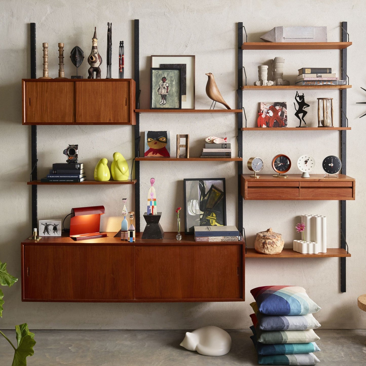 Vitra Herringbone Pillows Raw-Edges Zierkissen 40 x 40 cm mit Farbverlauf