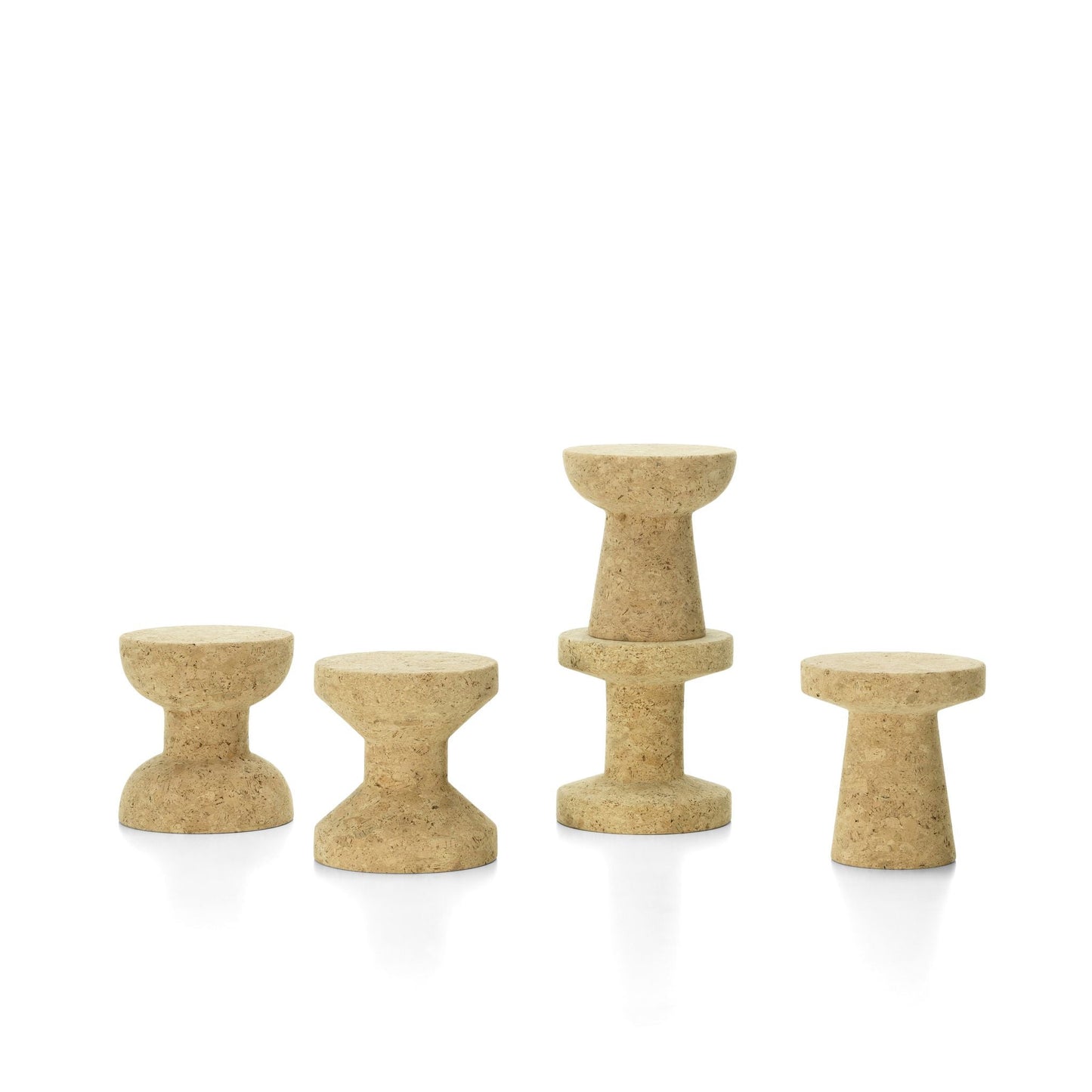 Vitra Cork Family Jasper Morrison Hocker Beistelltisch rund