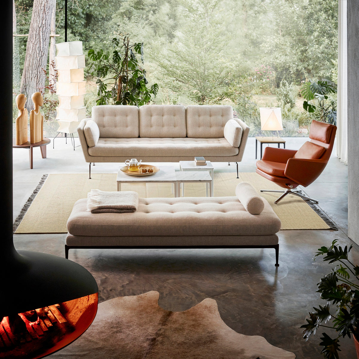 Vitra Grand Relax Loungesessel drehbar hoher Sessel einzeln Synchronmechanik