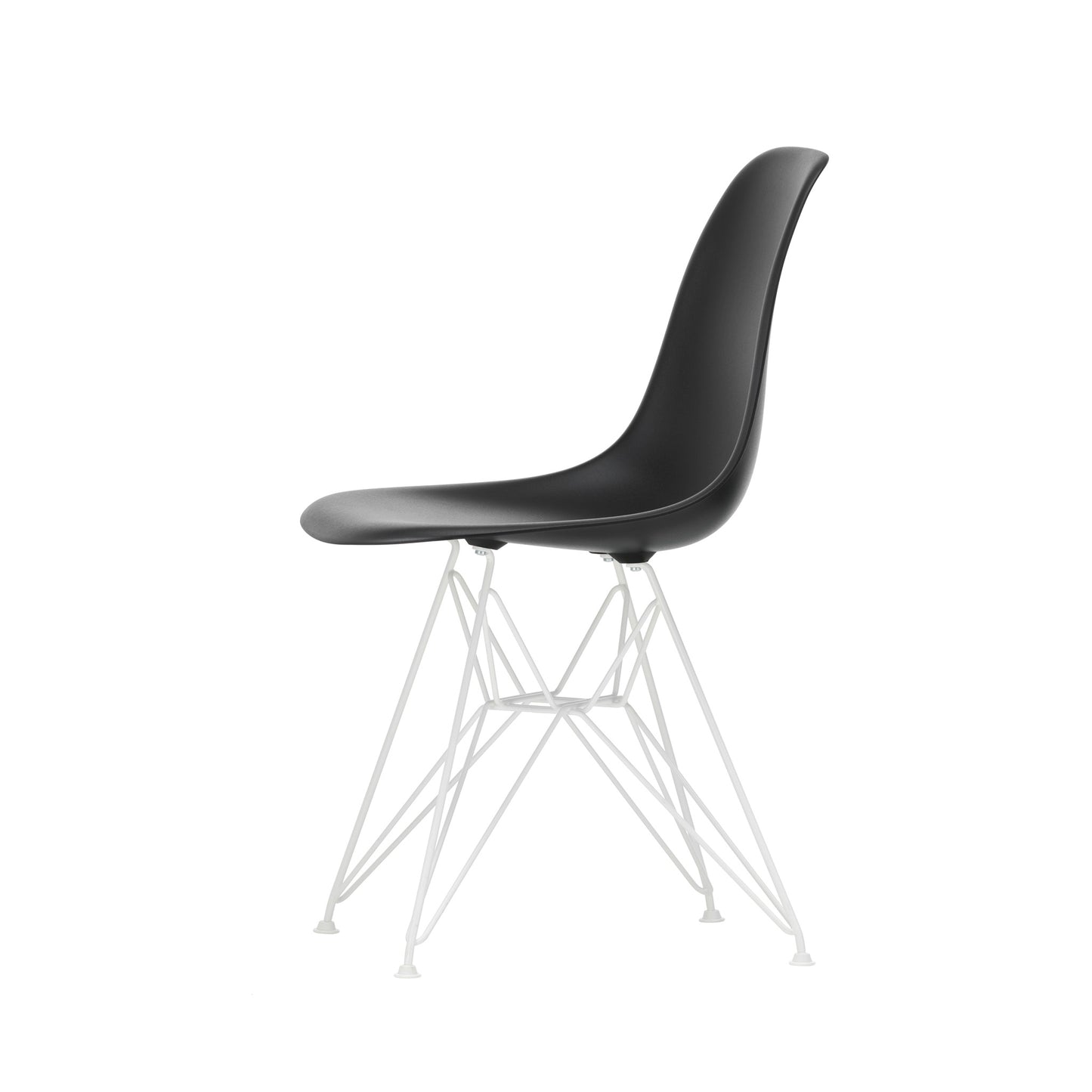 Vitra Eames Plastic Side Chair DSR RE Kunststoff Stuhl Gestell weiß - Farbe wählbar