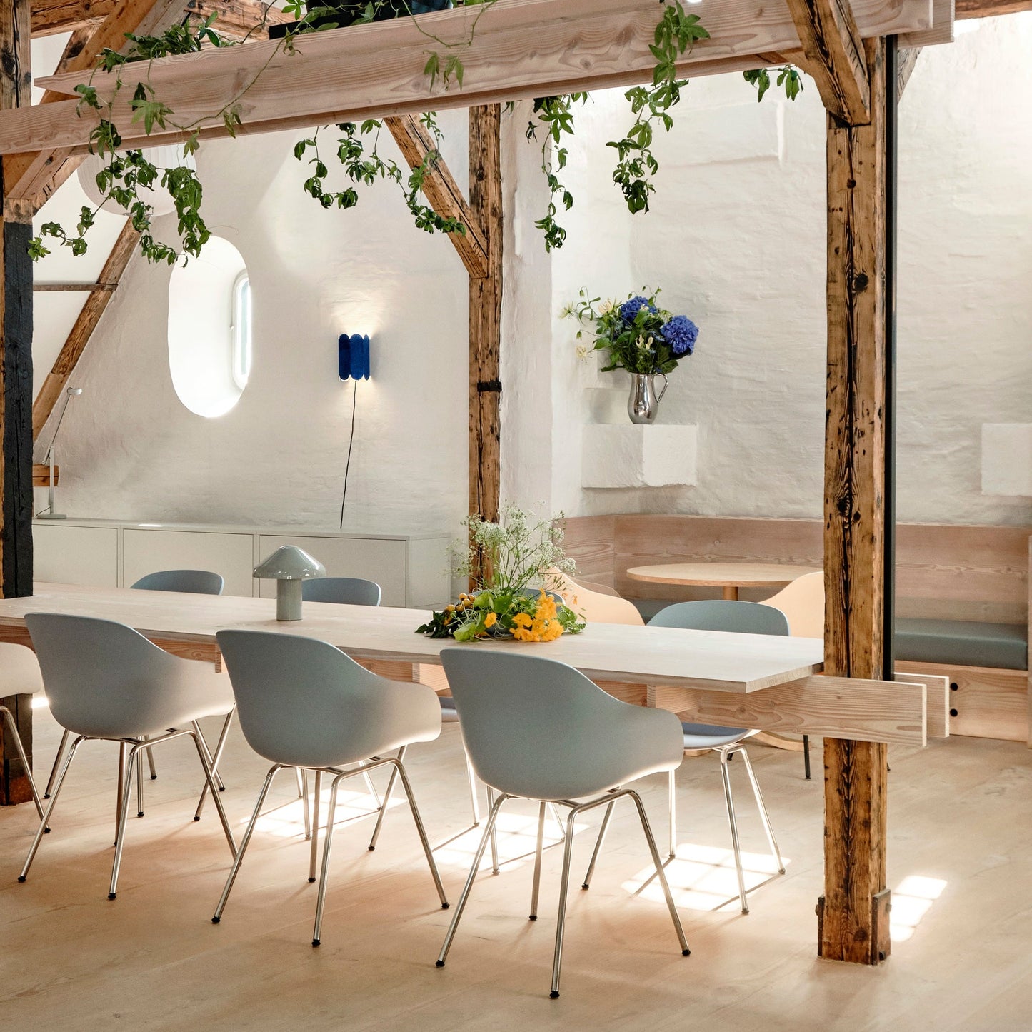 HAY About A Chair AAC 226 Armlehnstuhl Kunststoff Gestell 4-Fuß Stahlrohr