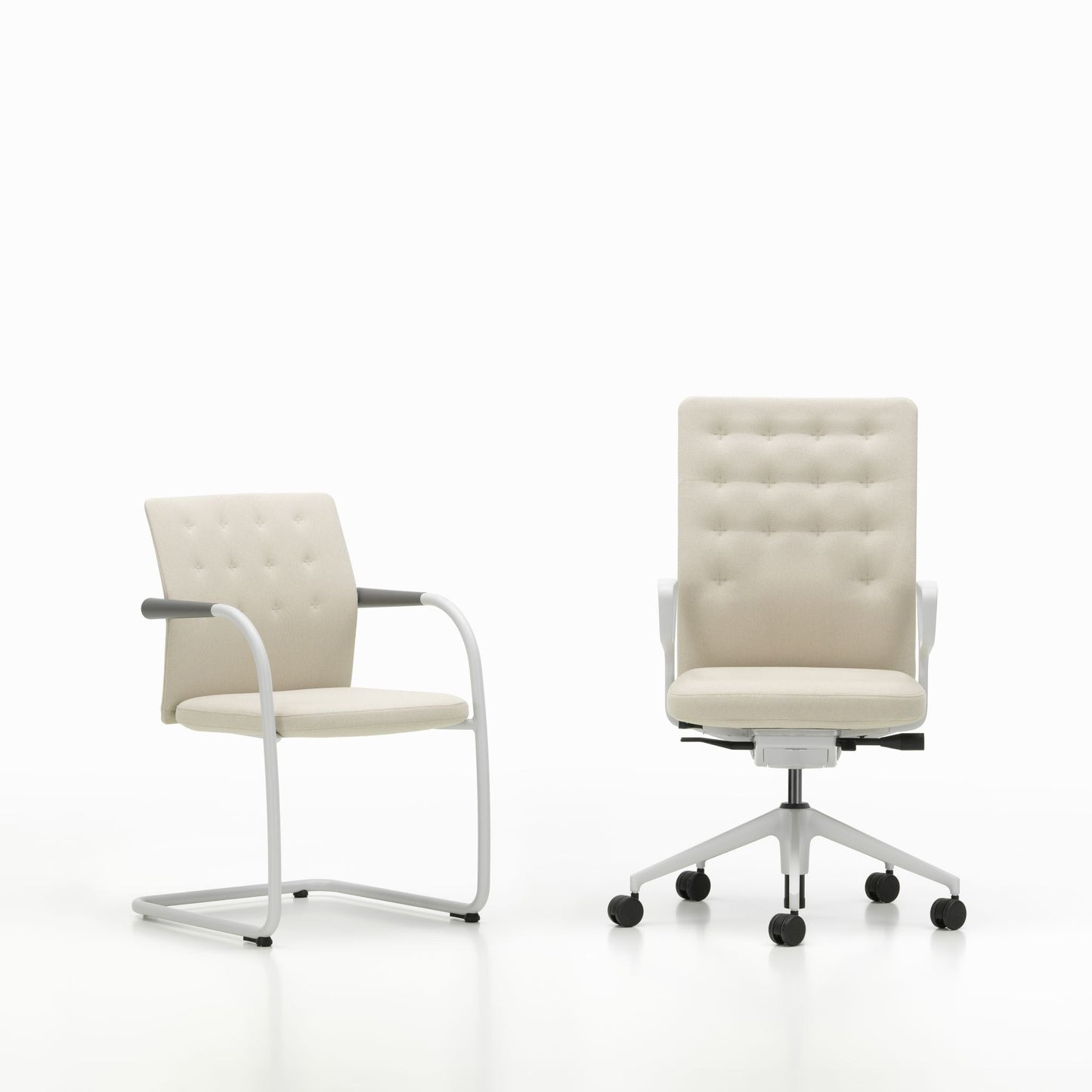 Vitra ID Trim Bürostuhl Sitz- und Rückenlehne gepolstert Bezug Laser RE