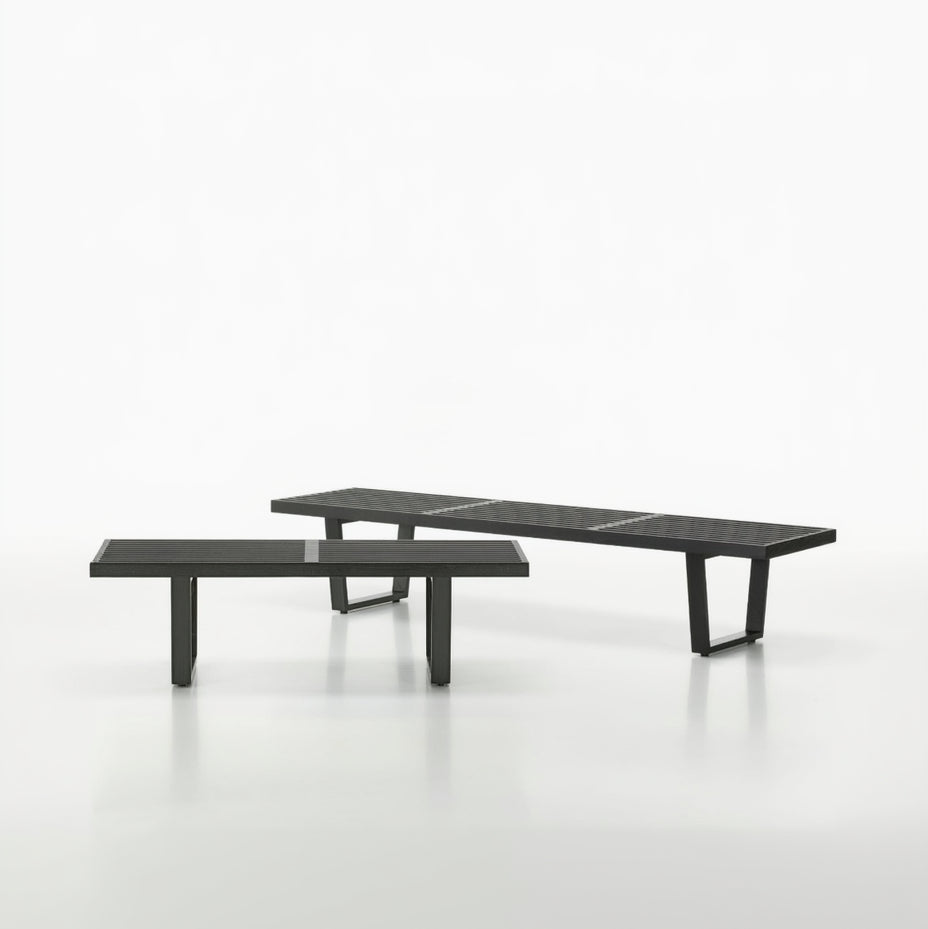 Vitra Nelson Bench Sitzbank Esche Natur/Schwarz