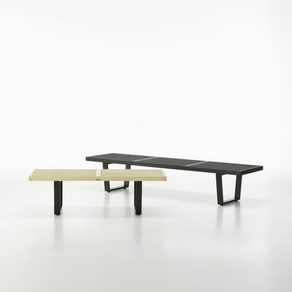 Vitra Nelson Bench Sitzbank Esche Natur/Schwarz