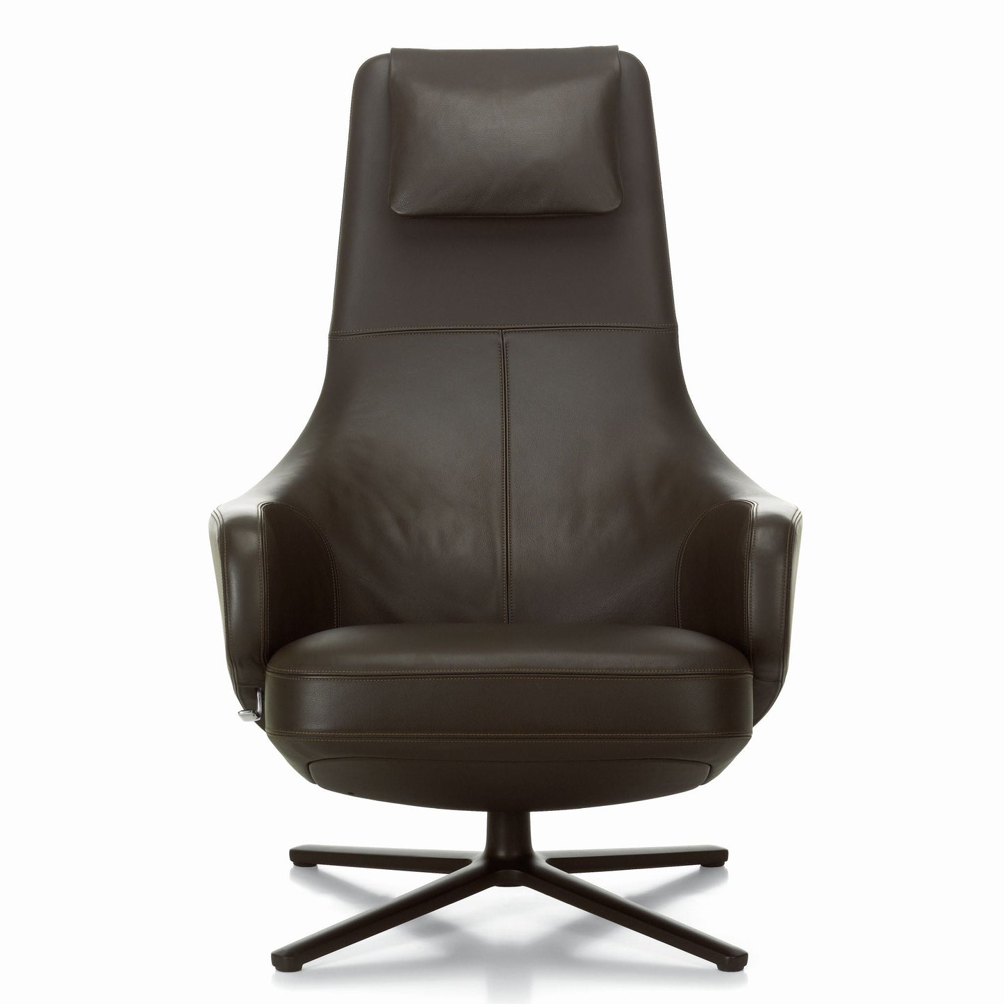 Vitra Repos Loungesessel drehbar mit Ottoman hoher Sessel & Hocker
