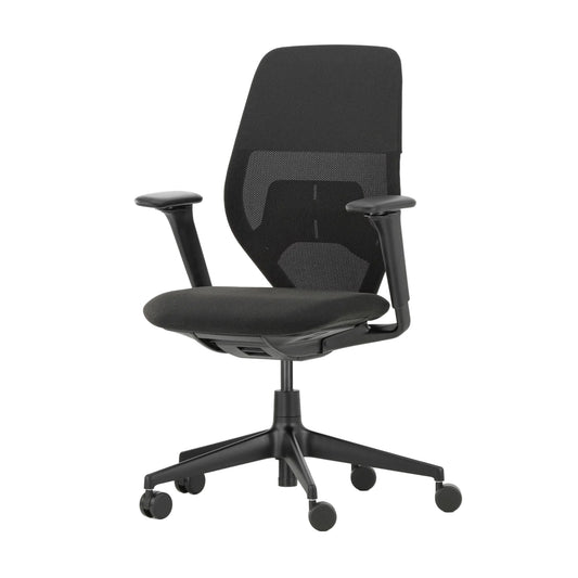 Vitra ACX Mesh Bürostuhl Sitz gepolstert Grid Knit Rücken Netz Knitted Mesh