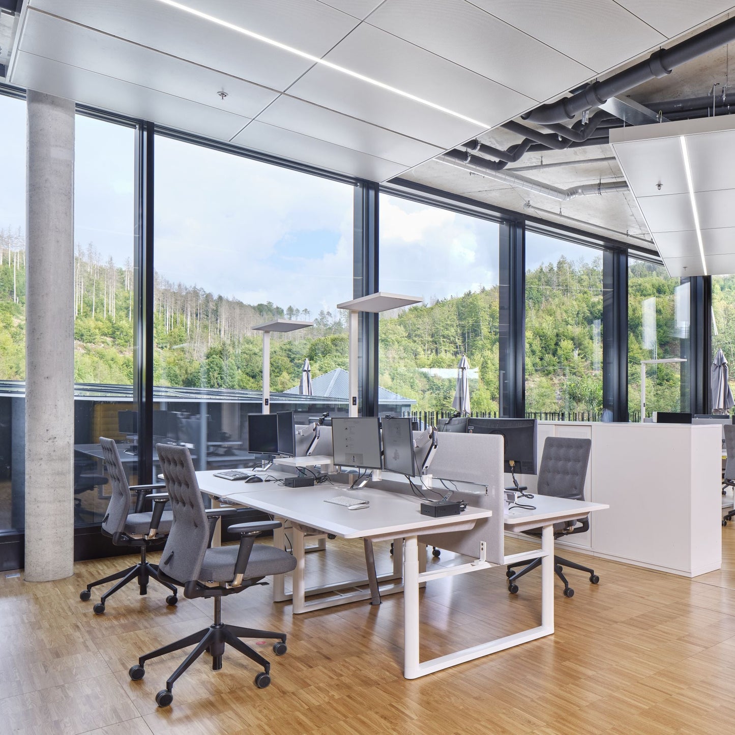 Vitra ID Trim Bürostuhl Sitz- und Rückenlehne gepolstert Bezug Laser RE