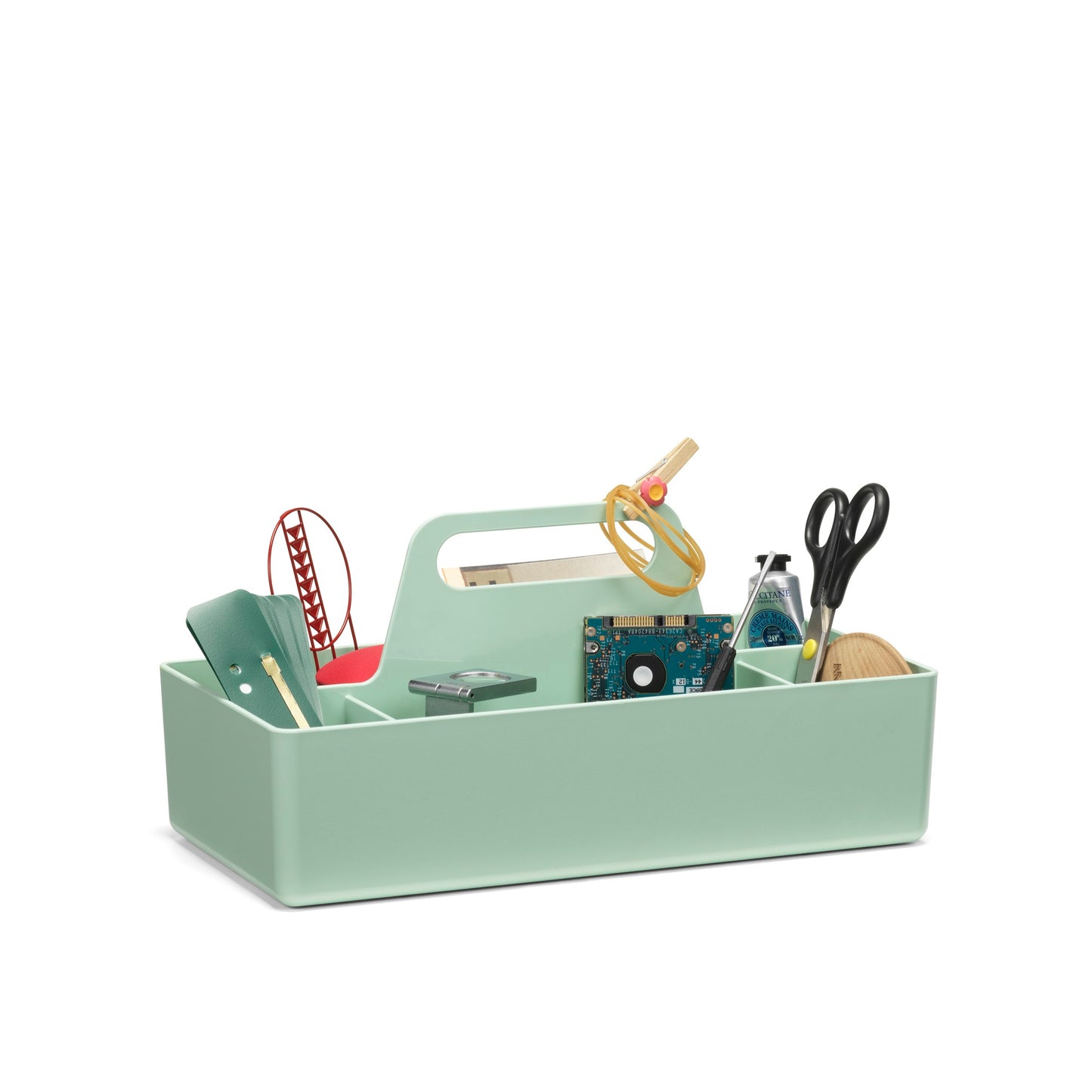 Vitra Toolbox RE Aufbewahrungsbox Kunststoff recycelt mintgrün