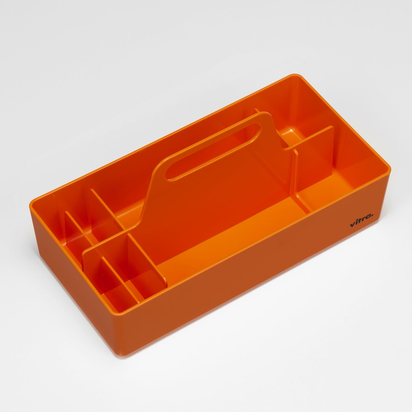 Vitra Toolbox RE Aufbewahrungsbox Kunststoff recycelt mandarine orange