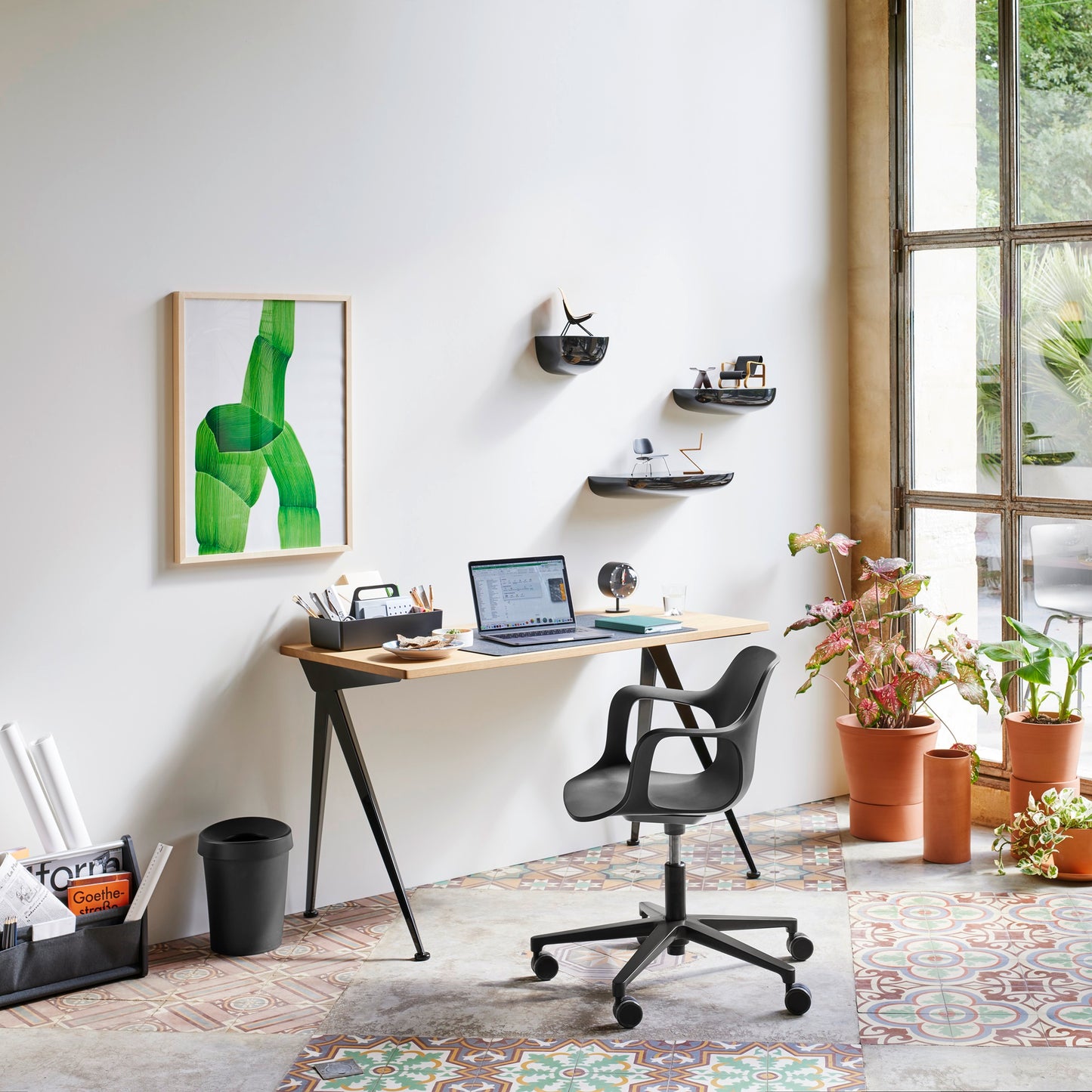 Vitra Toolbox RE Aufbewahrungsbox Kunststoff recycelt zartrosé